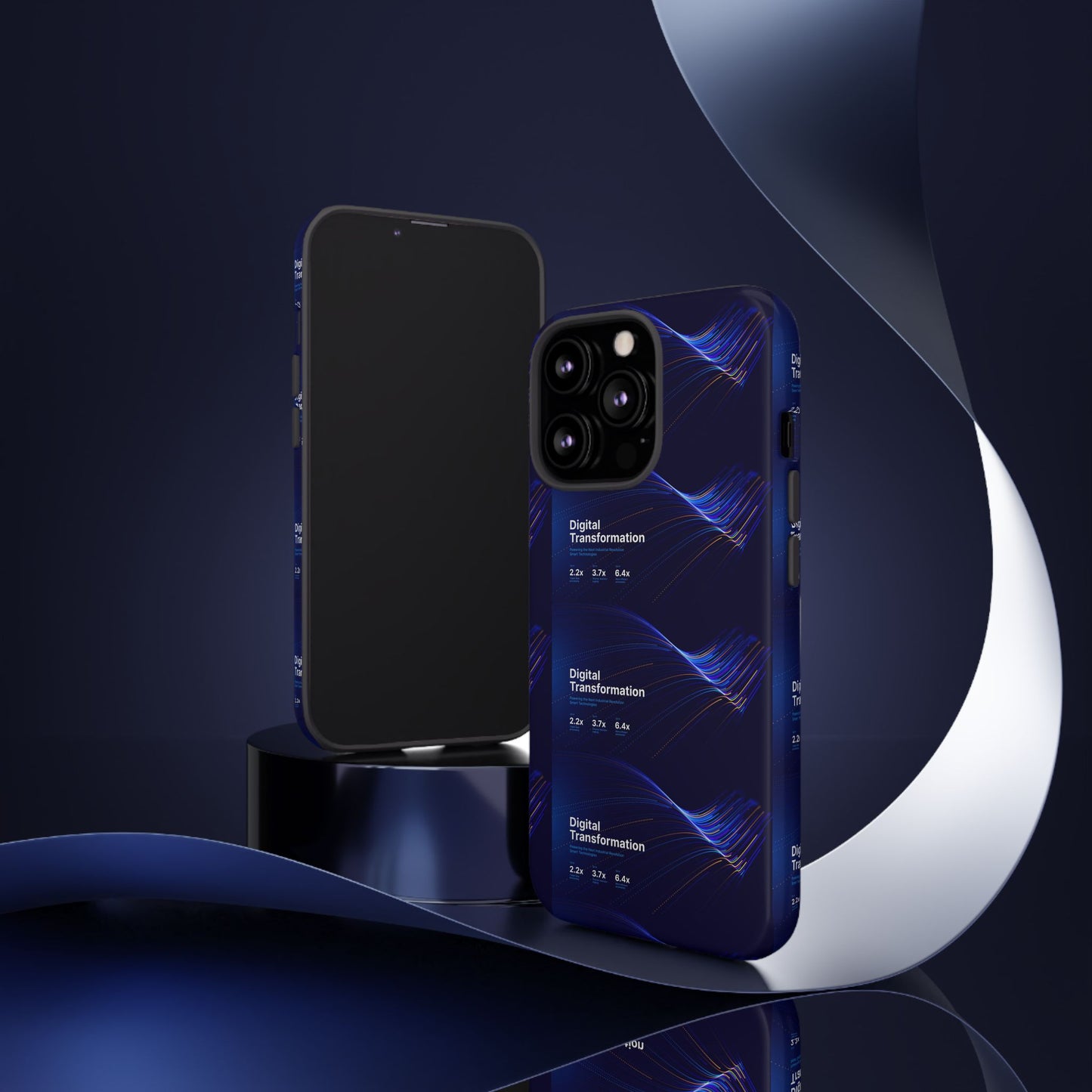 Digital Transformation Phone Case, Tough Cases for Modern Tech, Gifts for Digital Nomads, Unique Designs for Gadget Lovers, Custom [...]