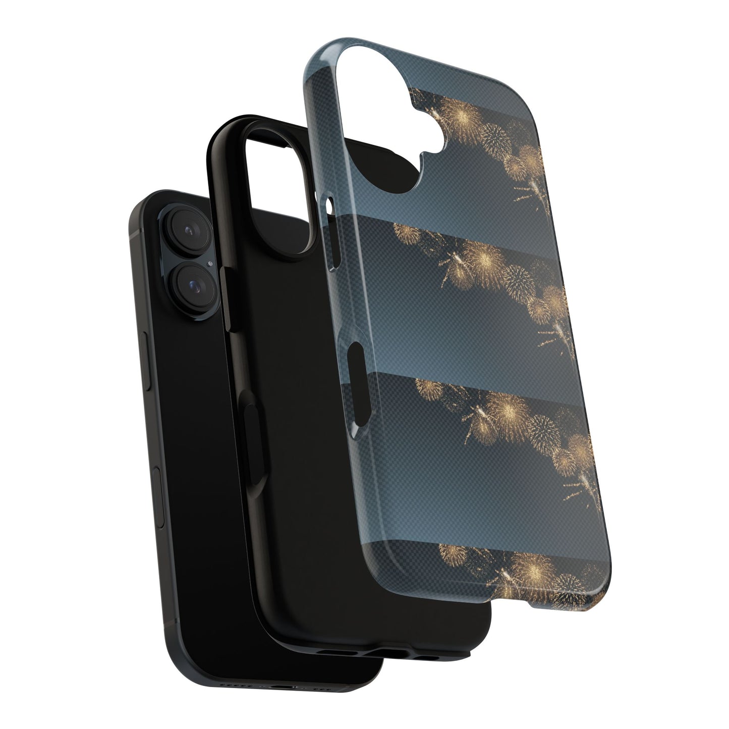 Elegant Fireworks Phone Case, Tough Phone Cover, Holiday Gift, Customizable Case, Premium Protection, Unique Design