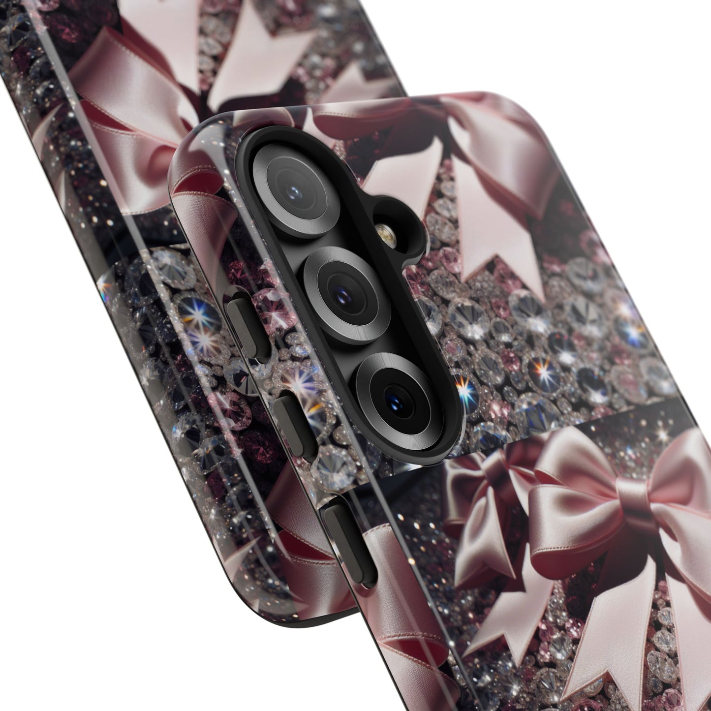 Sparkling Glam Phone Case, Tough Cases, Gift for Her, Stylish Cell Phone Accessories, Blinged Out Designs, Holiday Gifts