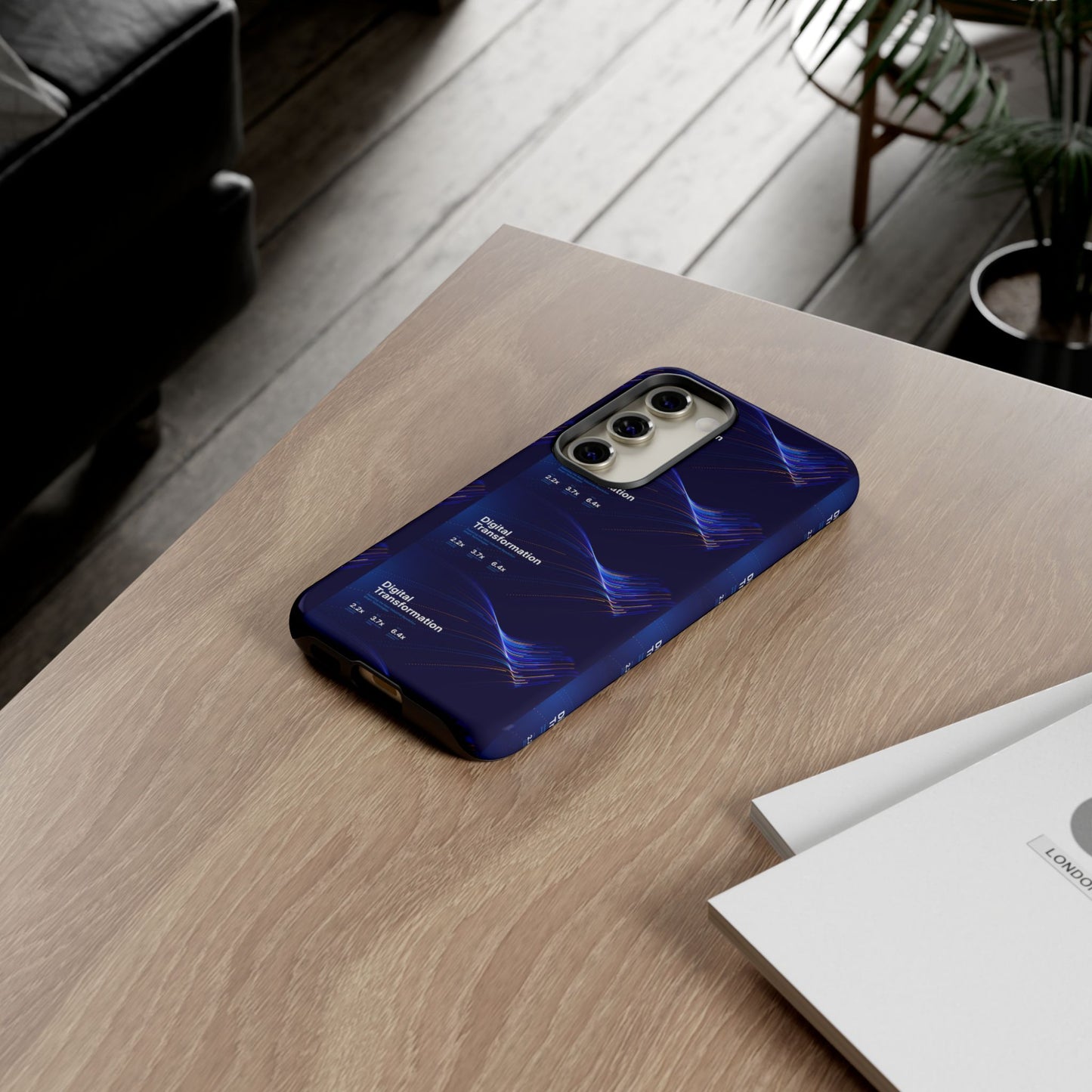 Digital Transformation Phone Case, Tough Cases for Modern Tech, Gifts for Digital Nomads, Unique Designs for Gadget Lovers, Custom [...]