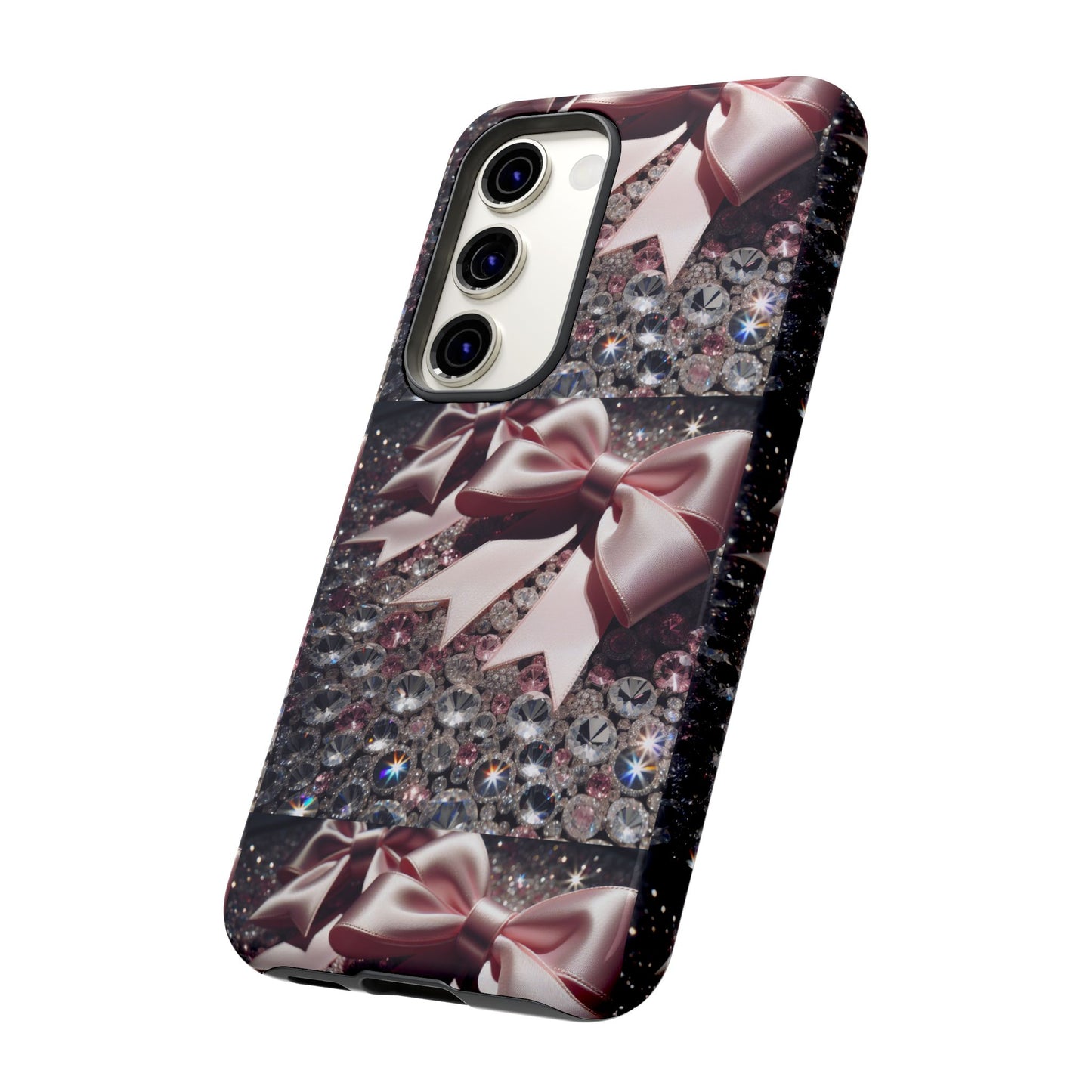 Sparkling Glam Phone Case, Tough Cases, Gift for Her, Stylish Cell Phone Accessories, Blinged Out Designs, Holiday Gifts