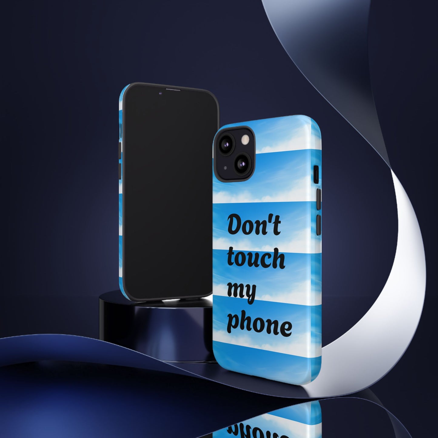 Phone Case, Quirky Phone Cover, Don't Touch My Phone Case, Gift for Teens, Trendy Accessory, Unique Phone Protection