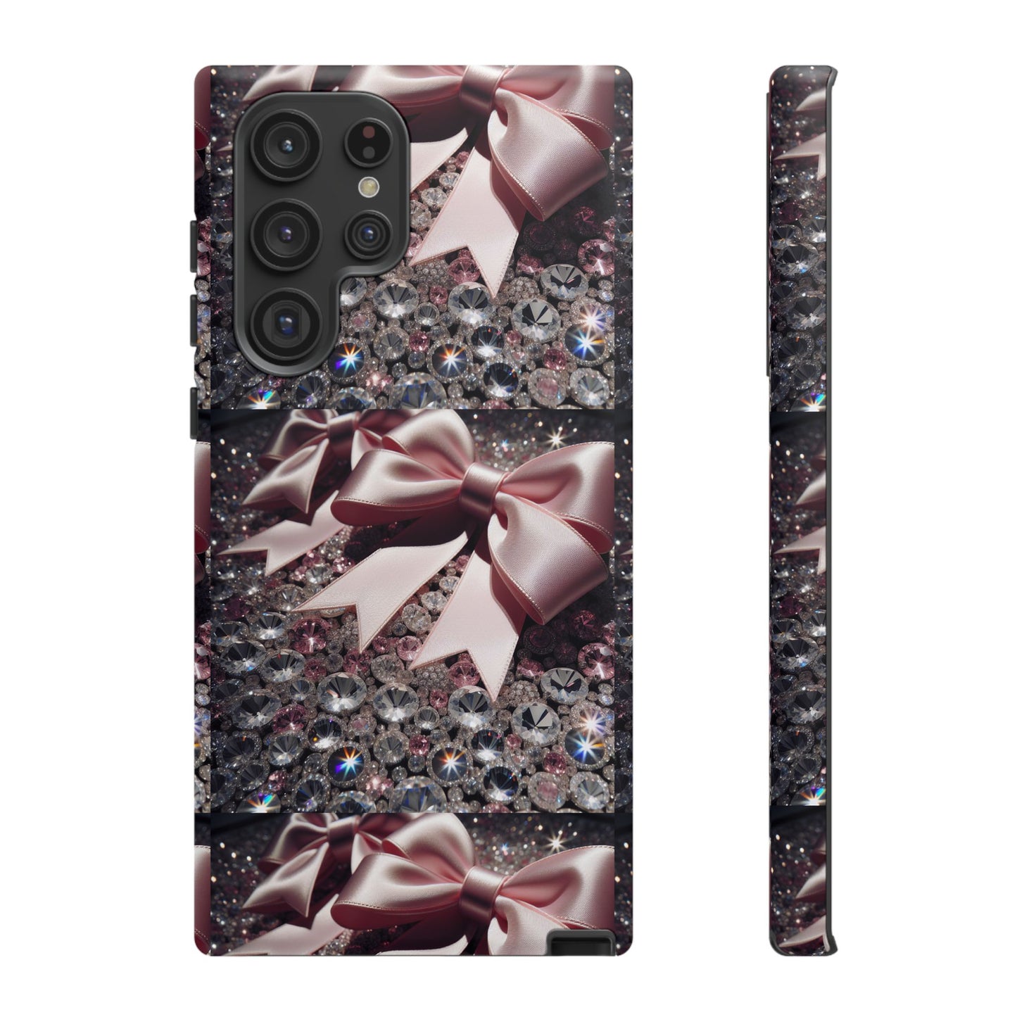 Sparkling Glam Phone Case, Tough Cases, Gift for Her, Stylish Cell Phone Accessories, Blinged Out Designs, Holiday Gifts