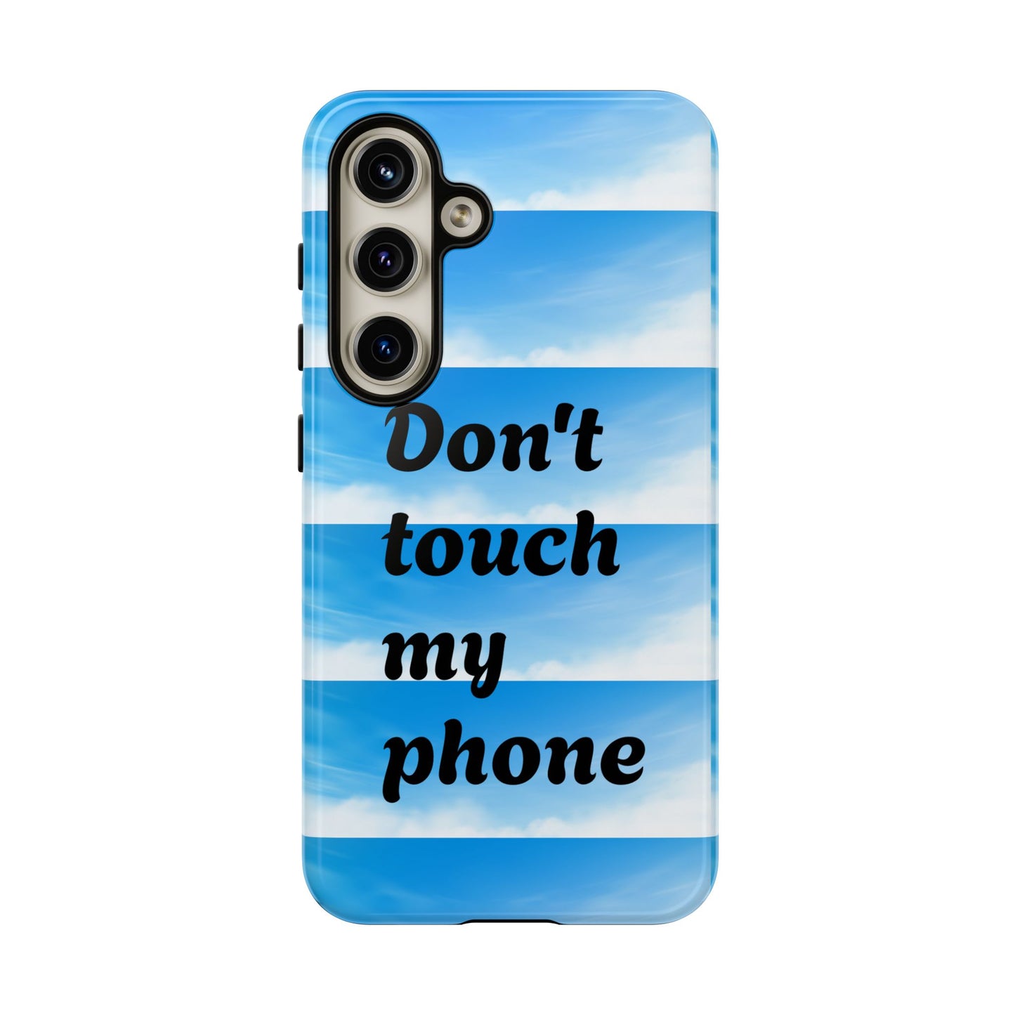 Phone Case, Quirky Phone Cover, Don't Touch My Phone Case, Gift for Teens, Trendy Accessory, Unique Phone Protection