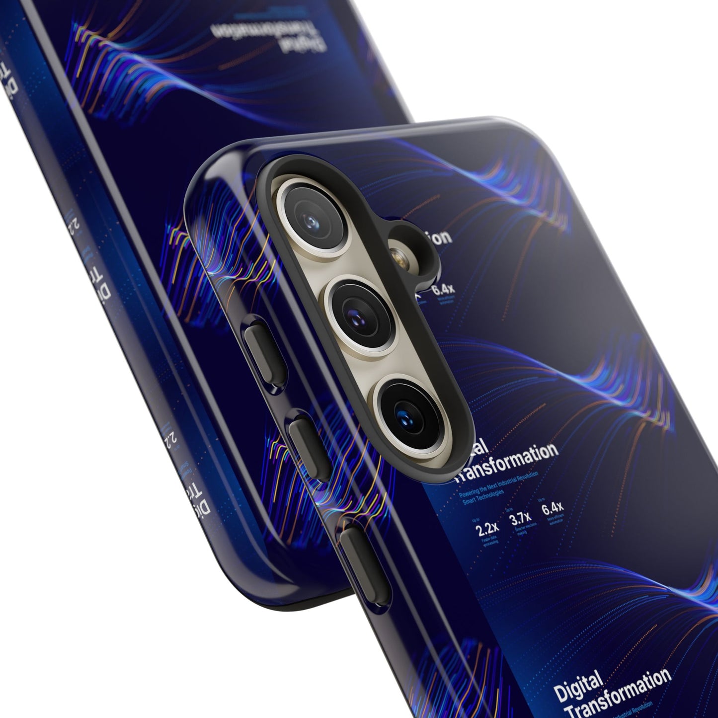 Digital Transformation Phone Case, Tough Cases for Modern Tech, Gifts for Digital Nomads, Unique Designs for Gadget Lovers, Custom [...]