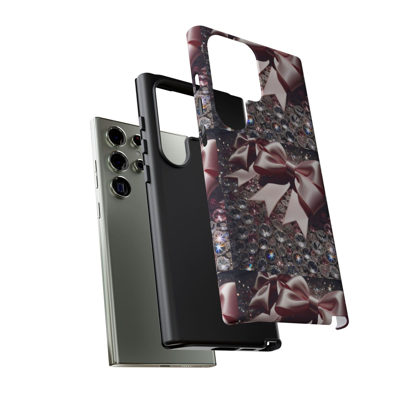 Sparkling Glam Phone Case, Tough Cases, Gift for Her, Stylish Cell Phone Accessories, Blinged Out Designs, Holiday Gifts
