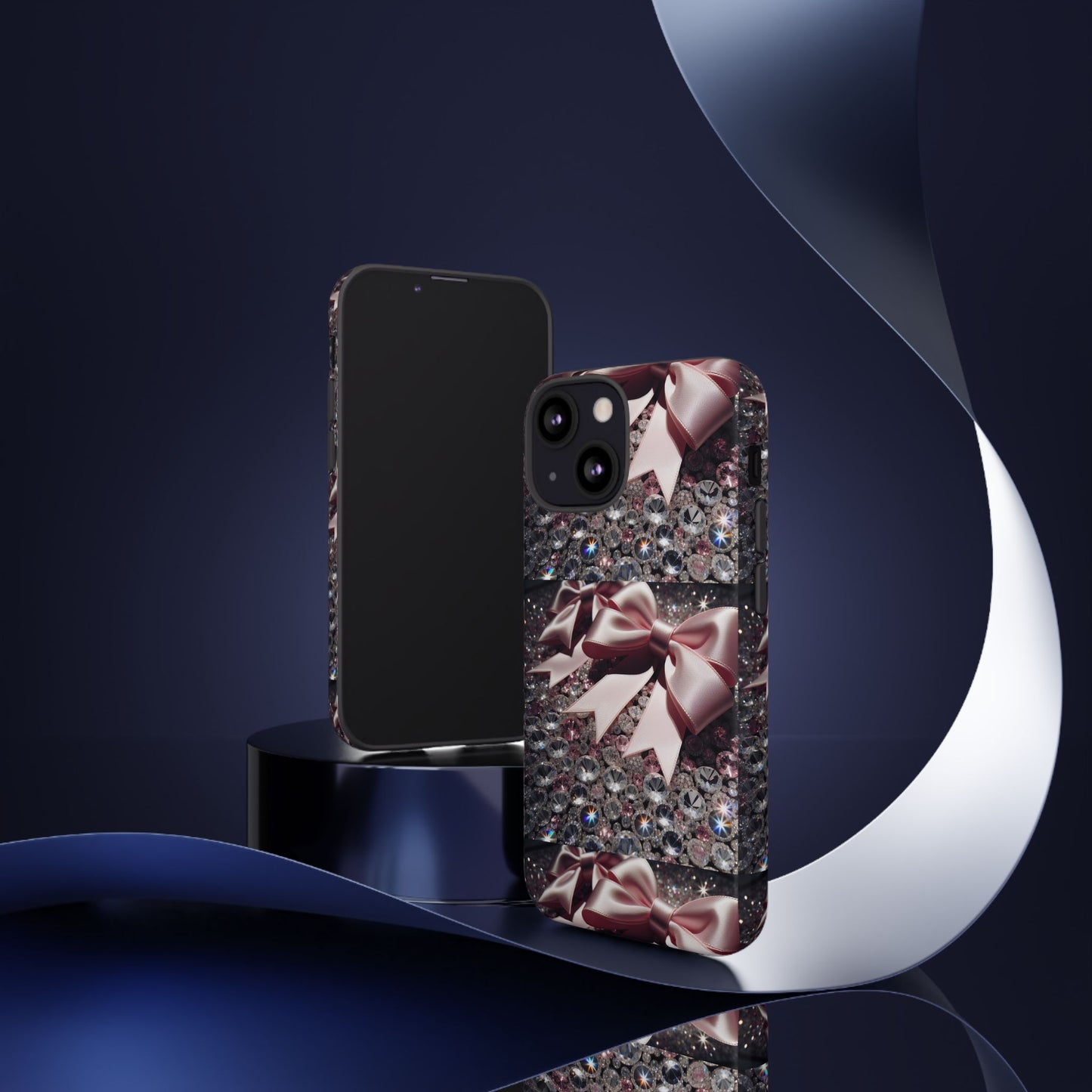 Sparkling Glam Phone Case, Tough Cases, Gift for Her, Stylish Cell Phone Accessories, Blinged Out Designs, Holiday Gifts