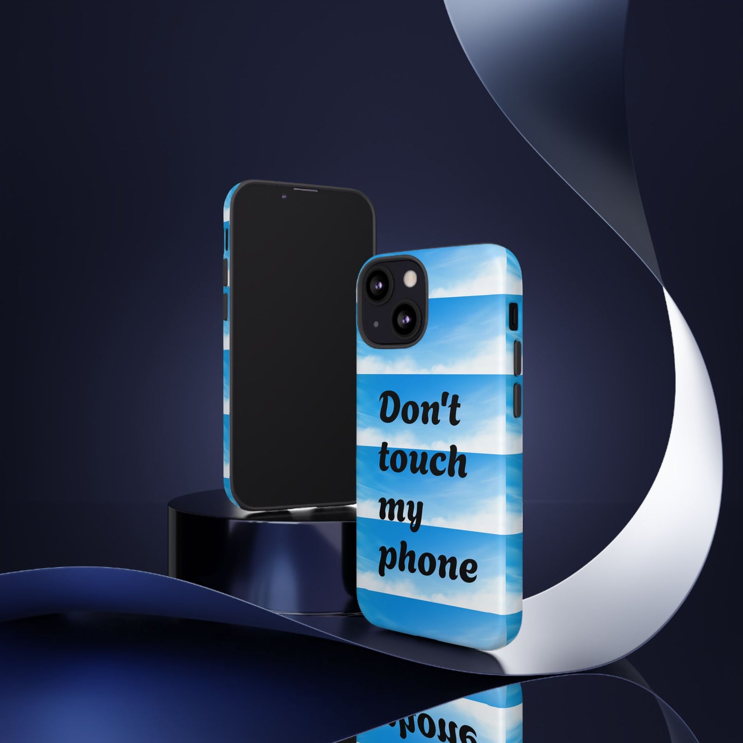 Phone Case, Quirky Phone Cover, Don't Touch My Phone Case, Gift for Teens, Trendy Accessory, Unique Phone Protection