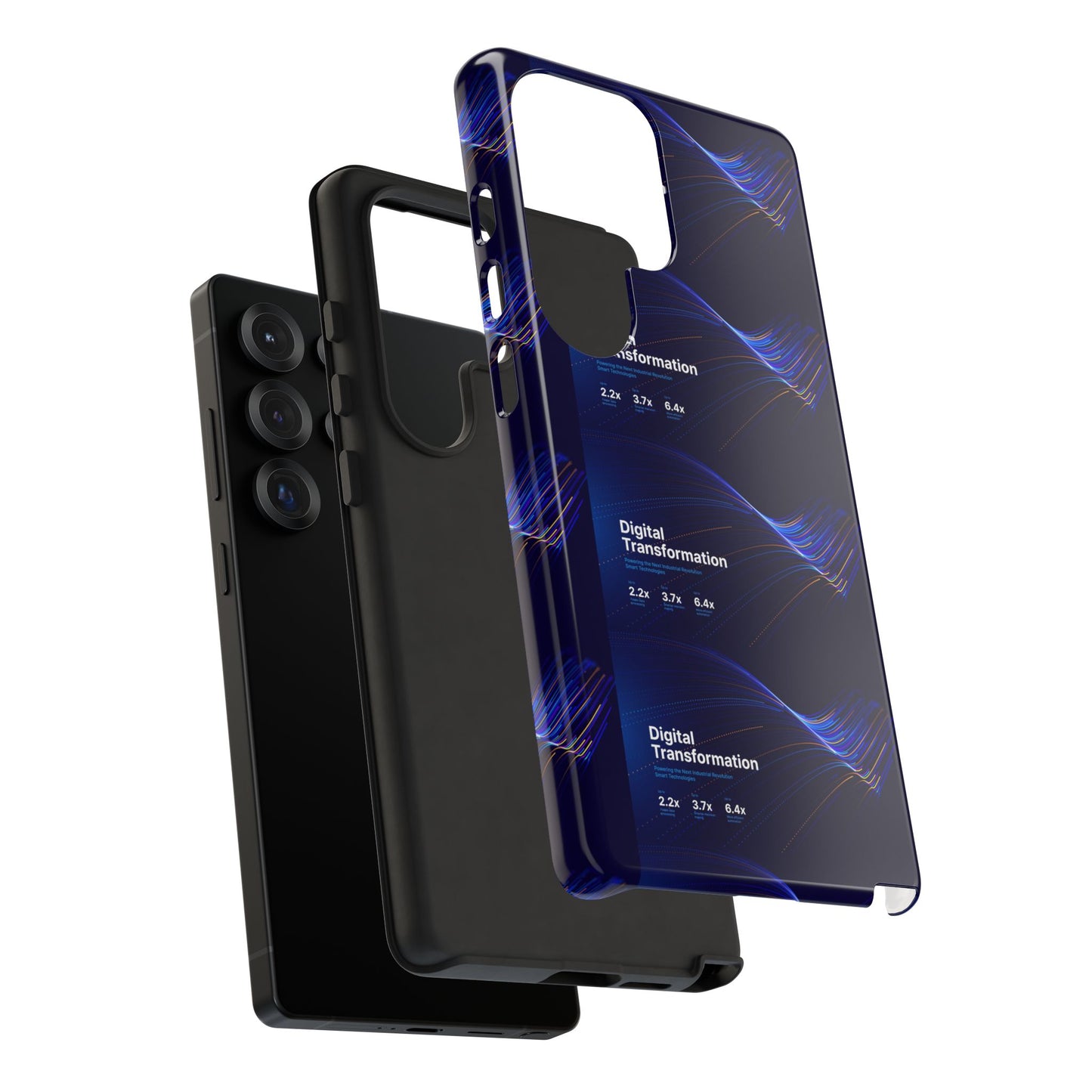 Digital Transformation Phone Case, Tough Cases for Modern Tech, Gifts for Digital Nomads, Unique Designs for Gadget Lovers, Custom [...]