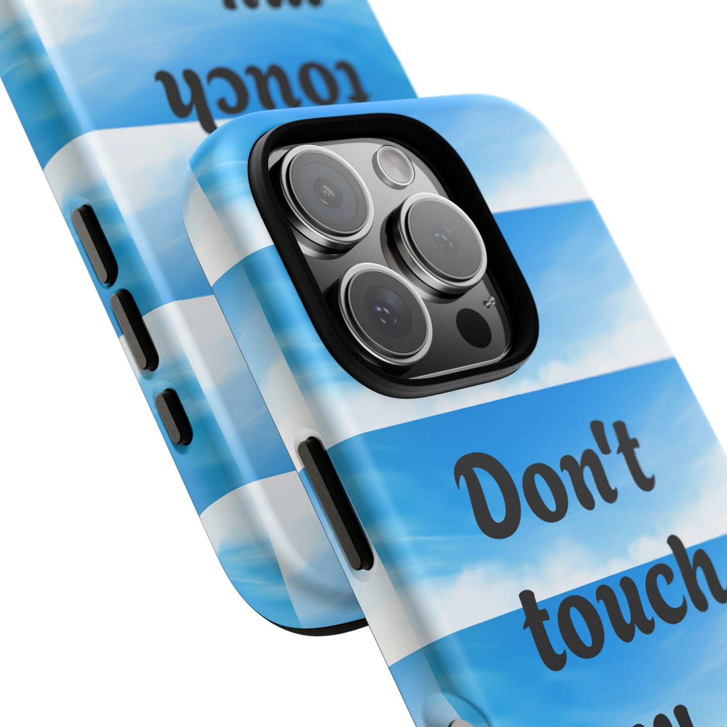 Phone Case, Quirky Phone Cover, Don't Touch My Phone Case, Gift for Teens, Trendy Accessory, Unique Phone Protection