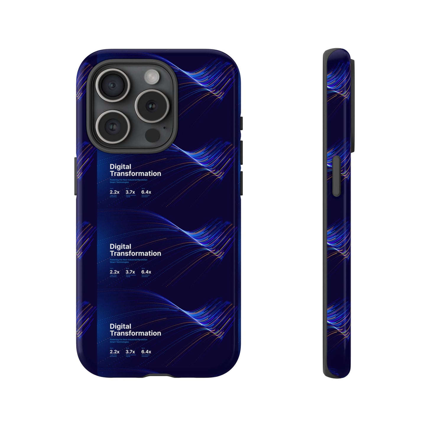 Digital Transformation Phone Case, Tough Cases for Modern Tech, Gifts for Digital Nomads, Unique Designs for Gadget Lovers, Custom [...]