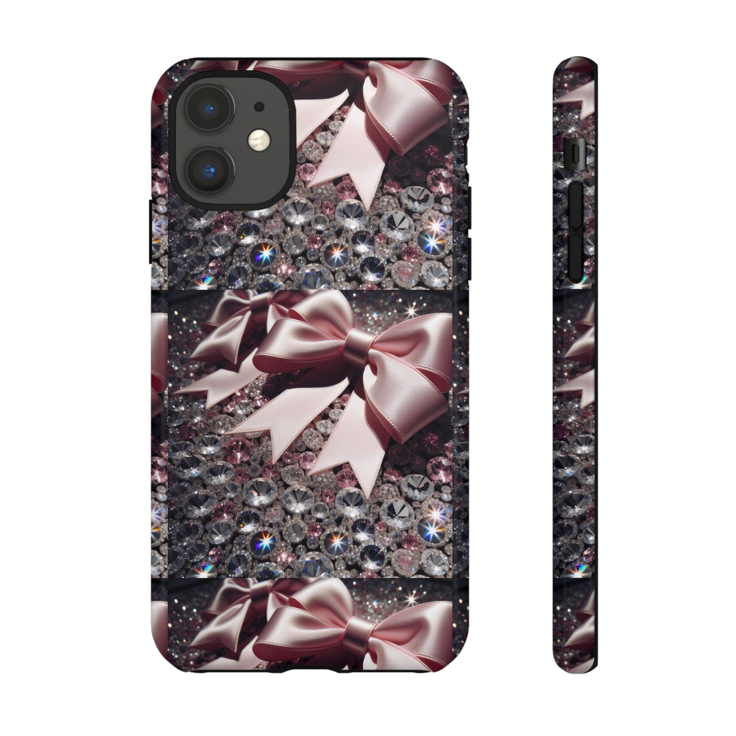 Sparkling Glam Phone Case, Tough Cases, Gift for Her, Stylish Cell Phone Accessories, Blinged Out Designs, Holiday Gifts