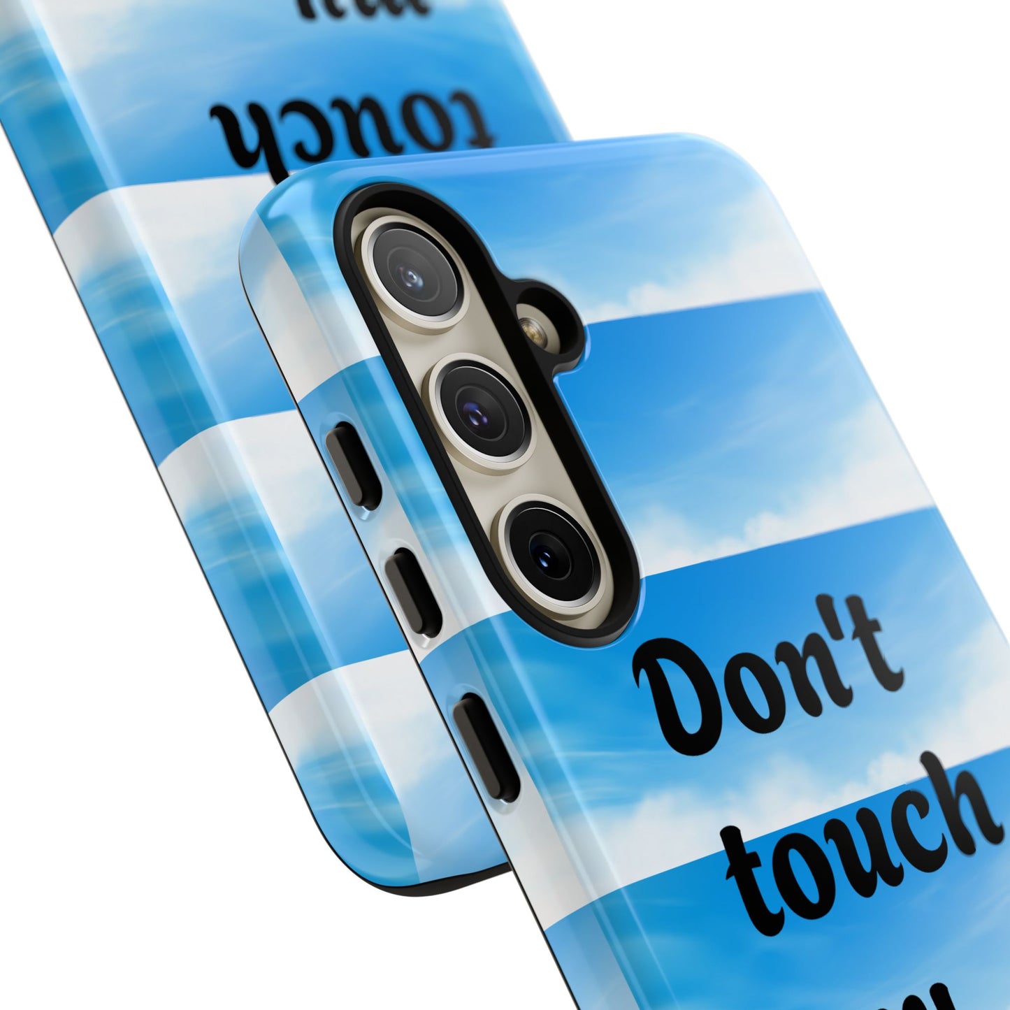 Phone Case, Quirky Phone Cover, Don't Touch My Phone Case, Gift for Teens, Trendy Accessory, Unique Phone Protection