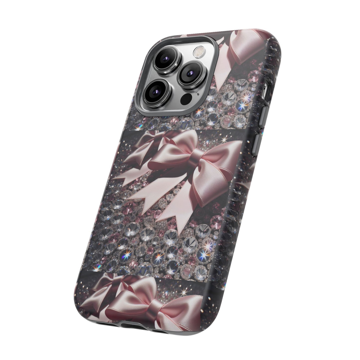 Sparkling Glam Phone Case, Tough Cases, Gift for Her, Stylish Cell Phone Accessories, Blinged Out Designs, Holiday Gifts