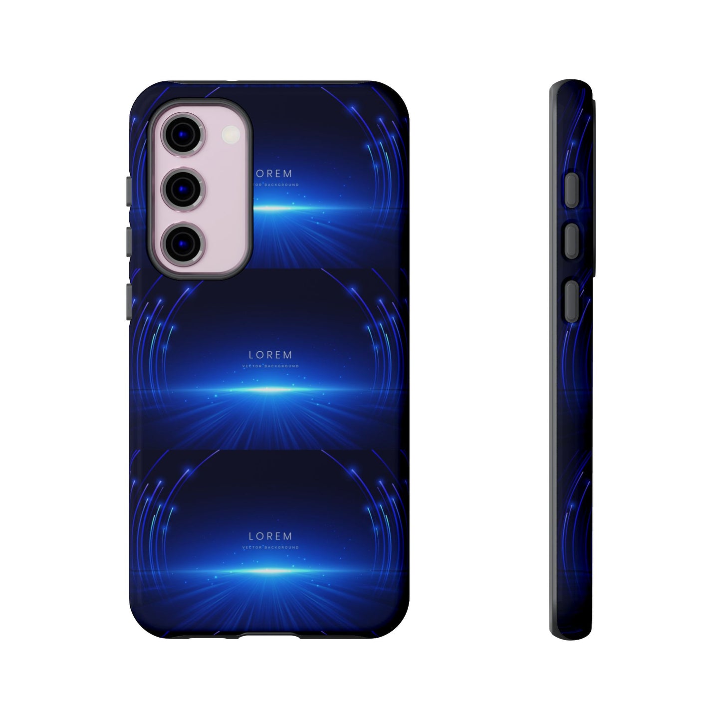 Tough Cases: Blue Lightwave Phone Case, Stylish Mobile Cover, Durable Protective Case, Gift for Tech Lovers, Trendy Gadget Accessory
