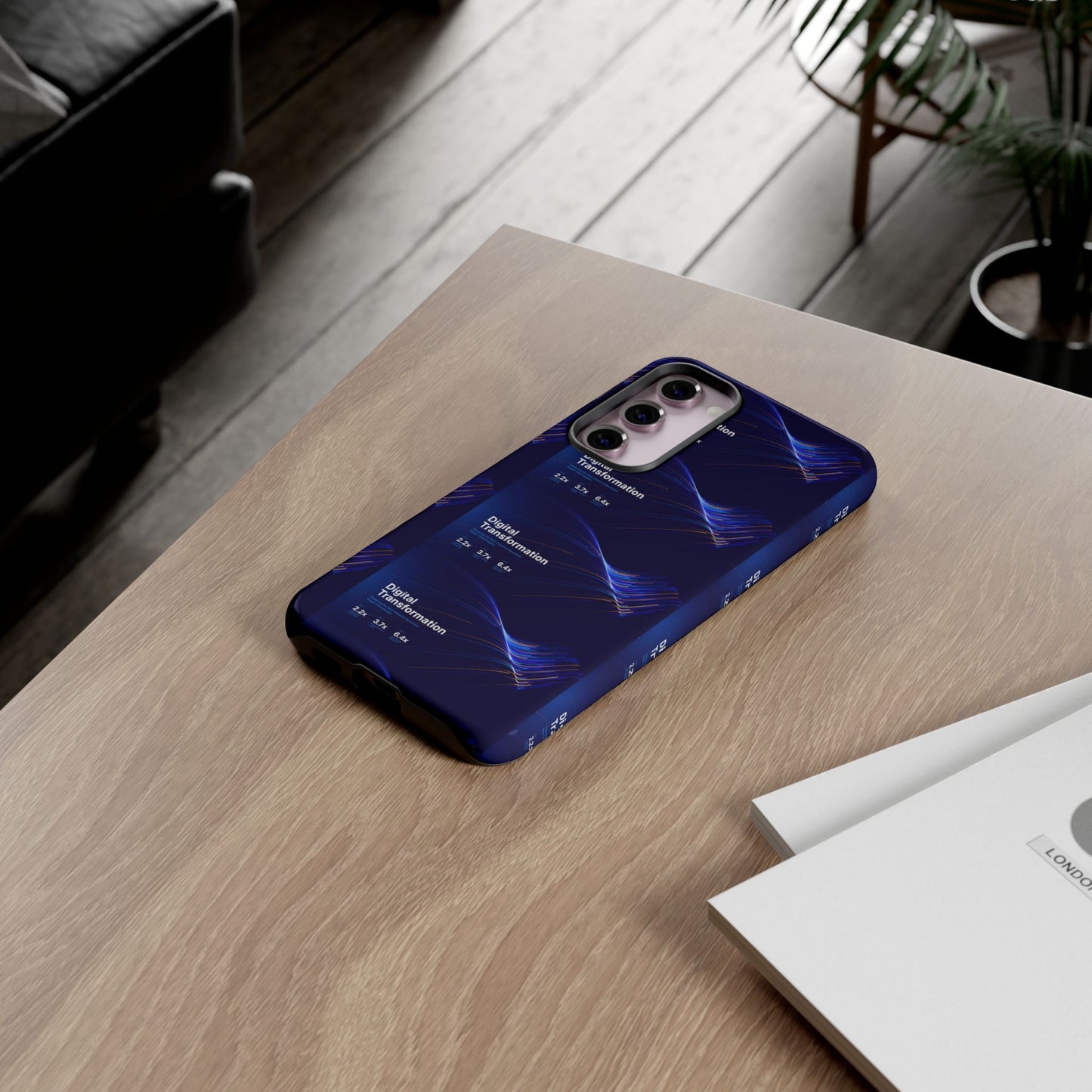 Digital Transformation Phone Case, Tough Cases for Modern Tech, Gifts for Digital Nomads, Unique Designs for Gadget Lovers, Custom [...]