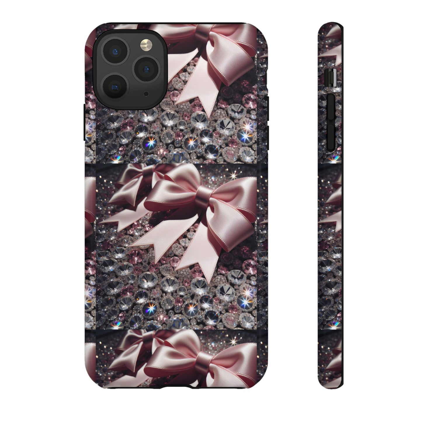 Sparkling Glam Phone Case, Tough Cases, Gift for Her, Stylish Cell Phone Accessories, Blinged Out Designs, Holiday Gifts