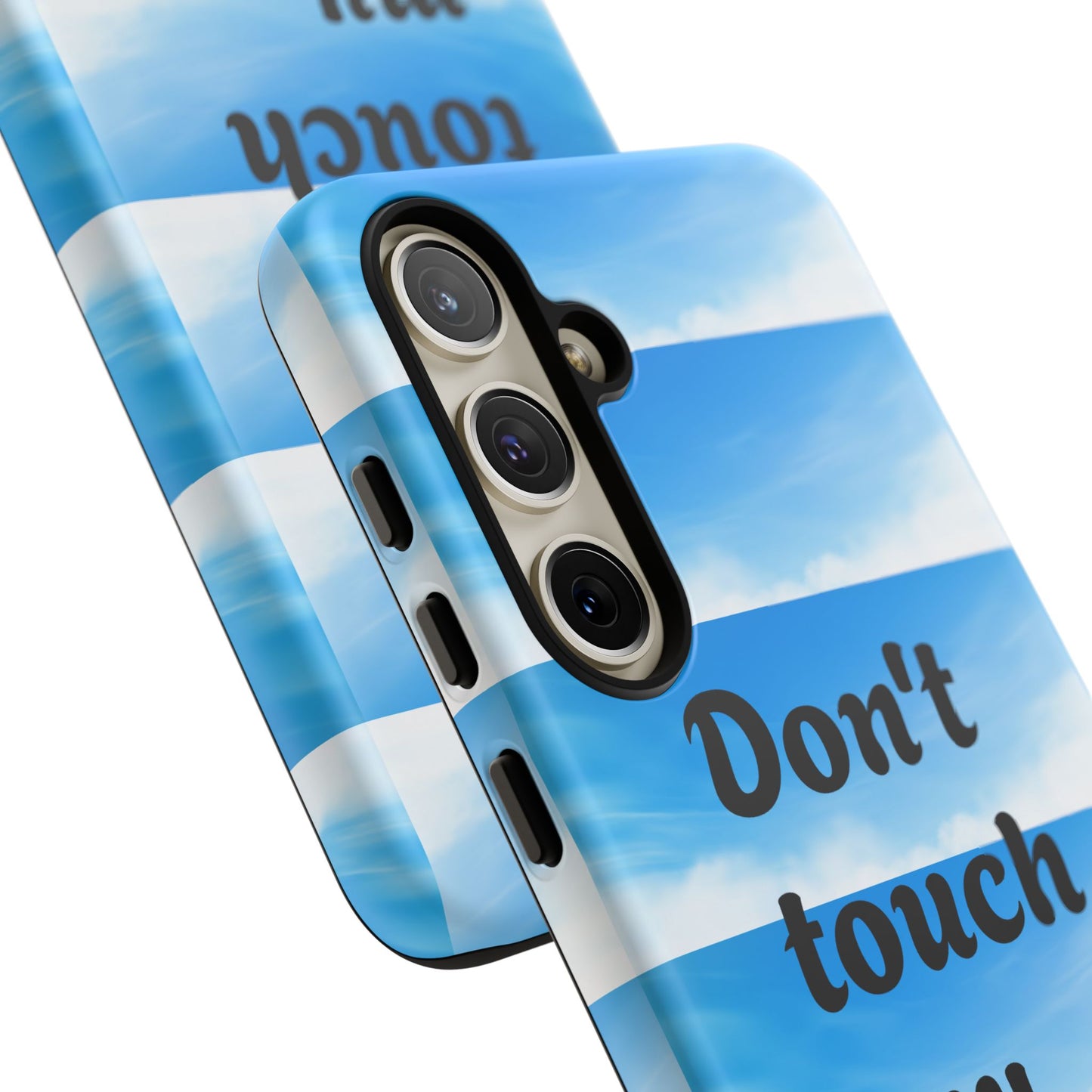 Phone Case, Quirky Phone Cover, Don't Touch My Phone Case, Gift for Teens, Trendy Accessory, Unique Phone Protection