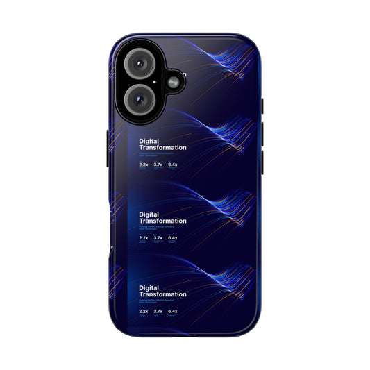 Digital Transformation Phone Case, Tough Cases for Modern Tech, Gifts for Digital Nomads, Unique Designs for Gadget Lovers, Custom [...]
