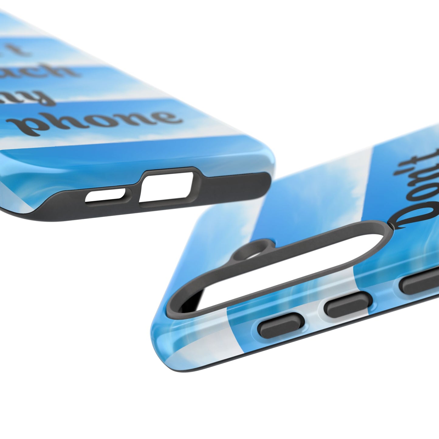 Phone Case, Quirky Phone Cover, Don't Touch My Phone Case, Gift for Teens, Trendy Accessory, Unique Phone Protection