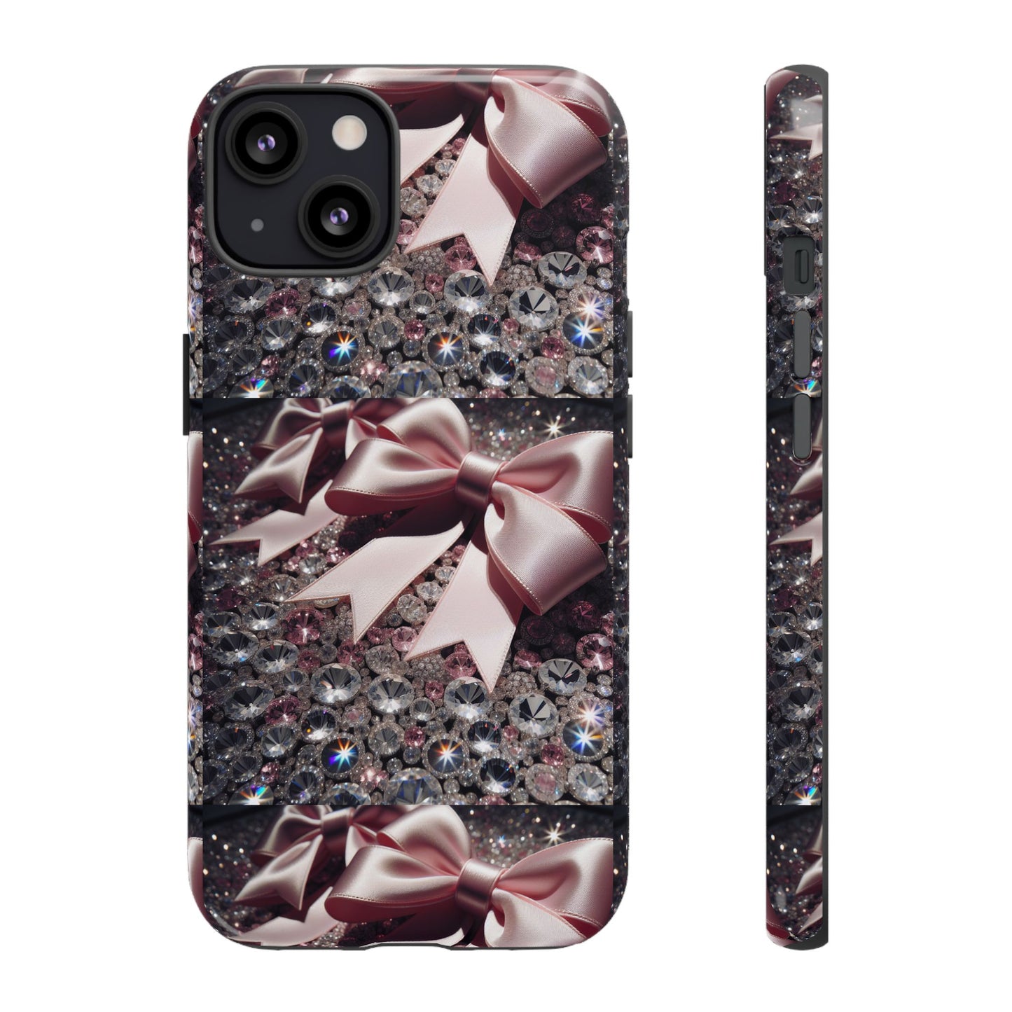 Sparkling Glam Phone Case, Tough Cases, Gift for Her, Stylish Cell Phone Accessories, Blinged Out Designs, Holiday Gifts