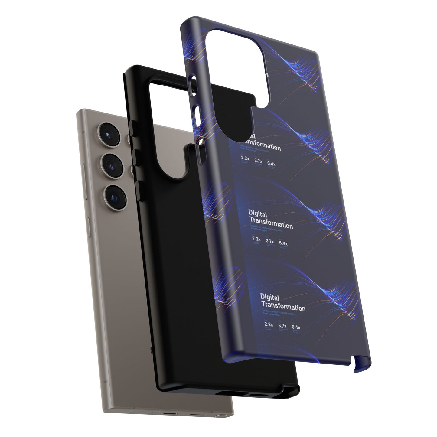 Digital Transformation Phone Case, Tough Cases for Modern Tech, Gifts for Digital Nomads, Unique Designs for Gadget Lovers, Custom [...]