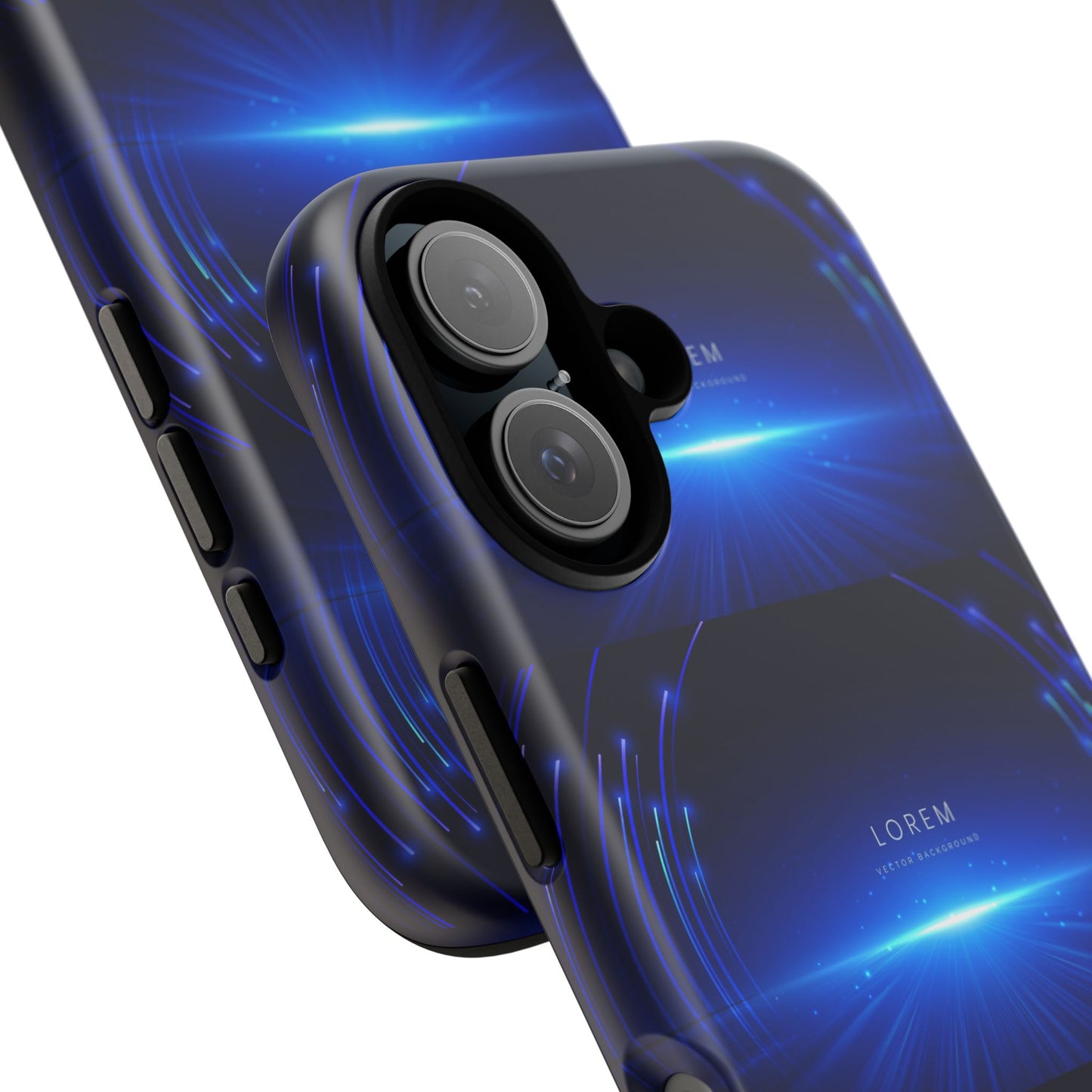 Tough Cases: Blue Lightwave Phone Case, Stylish Mobile Cover, Durable Protective Case, Gift for Tech Lovers, Trendy Gadget Accessory