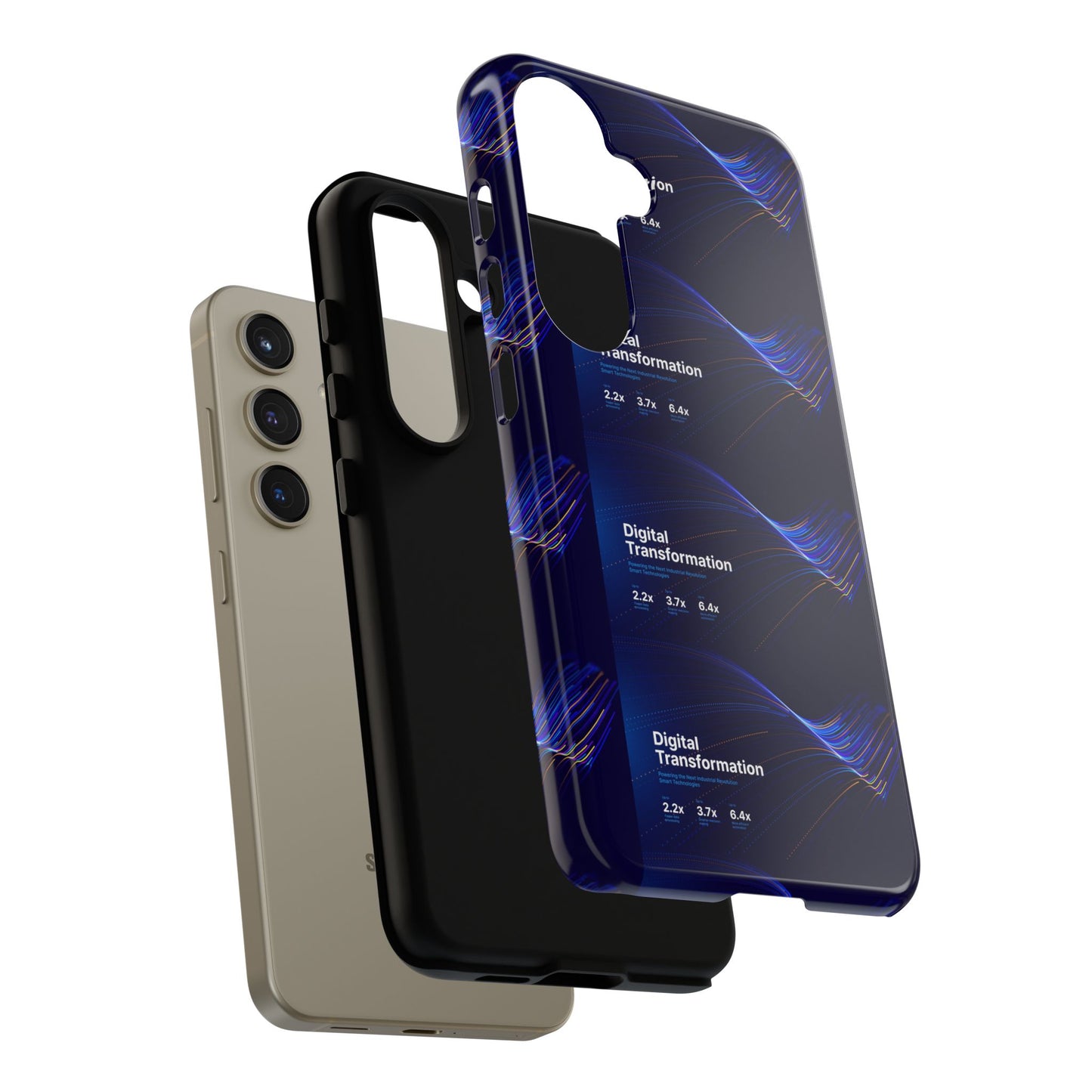 Digital Transformation Phone Case, Tough Cases for Modern Tech, Gifts for Digital Nomads, Unique Designs for Gadget Lovers, Custom [...]