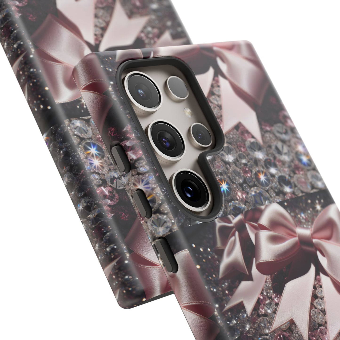 Sparkling Glam Phone Case, Tough Cases, Gift for Her, Stylish Cell Phone Accessories, Blinged Out Designs, Holiday Gifts