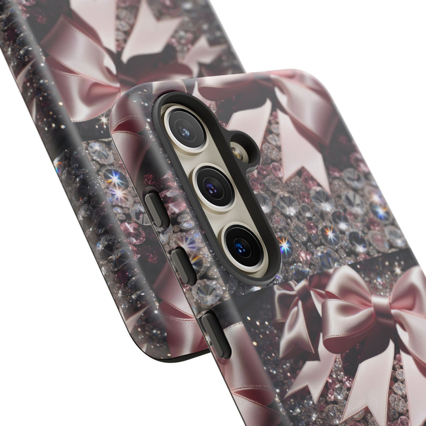 Sparkling Glam Phone Case, Tough Cases, Gift for Her, Stylish Cell Phone Accessories, Blinged Out Designs, Holiday Gifts