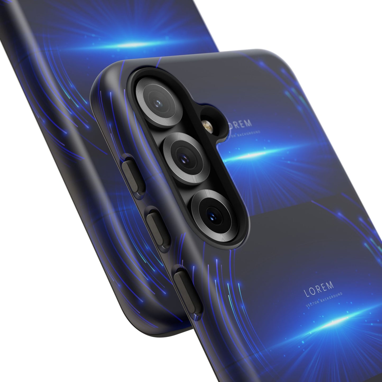 Tough Cases: Blue Lightwave Phone Case, Stylish Mobile Cover, Durable Protective Case, Gift for Tech Lovers, Trendy Gadget Accessory
