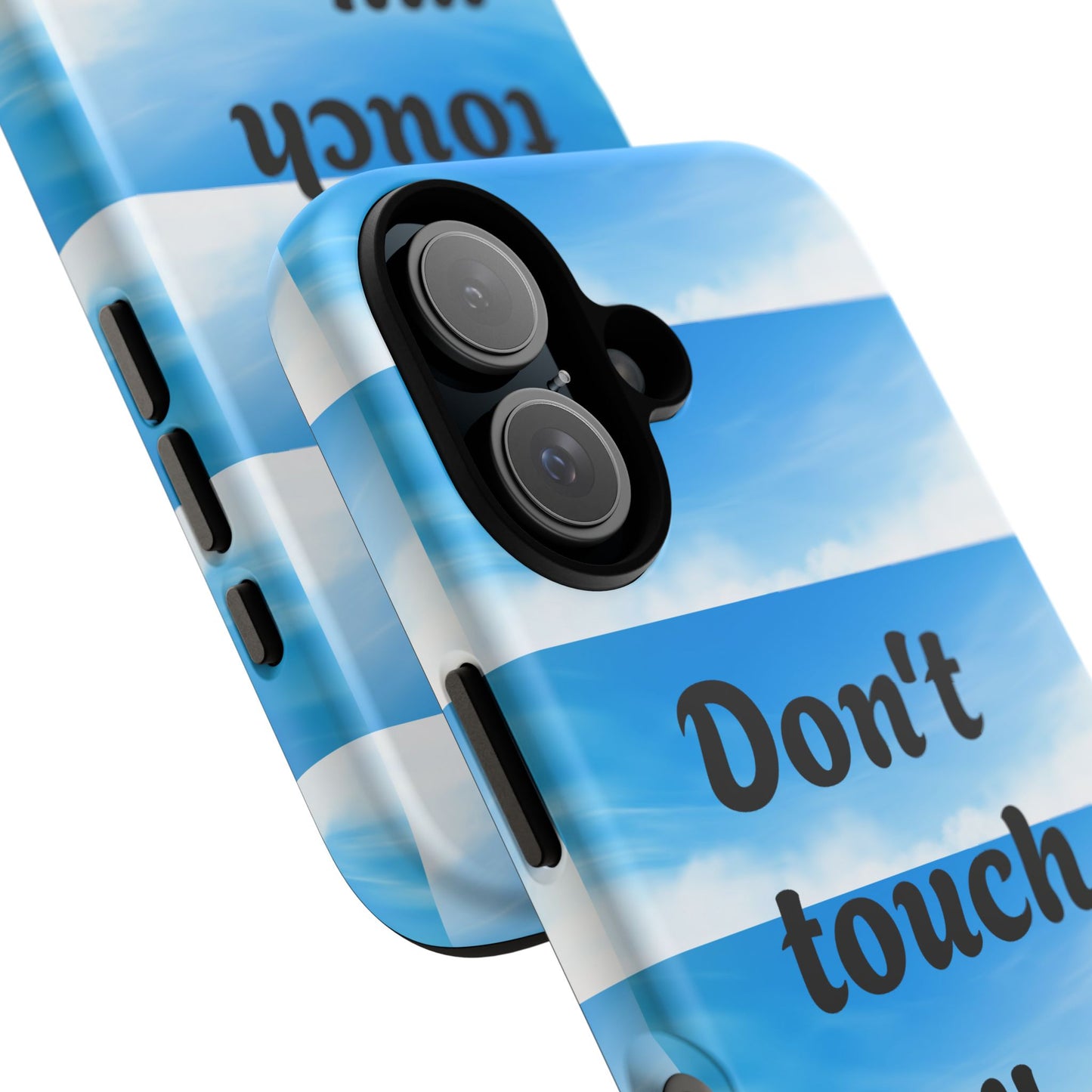 Phone Case, Quirky Phone Cover, Don't Touch My Phone Case, Gift for Teens, Trendy Accessory, Unique Phone Protection