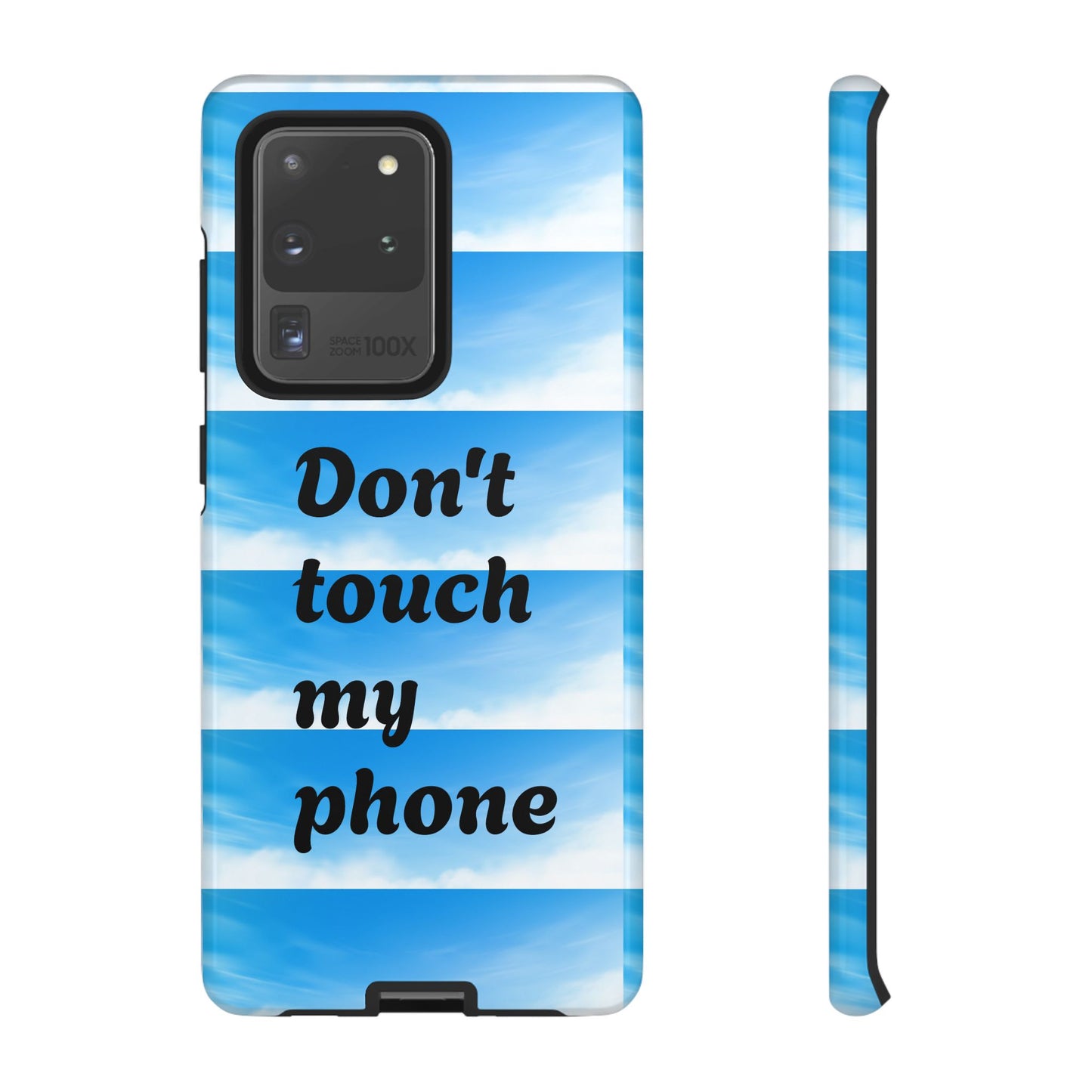 Phone Case, Quirky Phone Cover, Don't Touch My Phone Case, Gift for Teens, Trendy Accessory, Unique Phone Protection