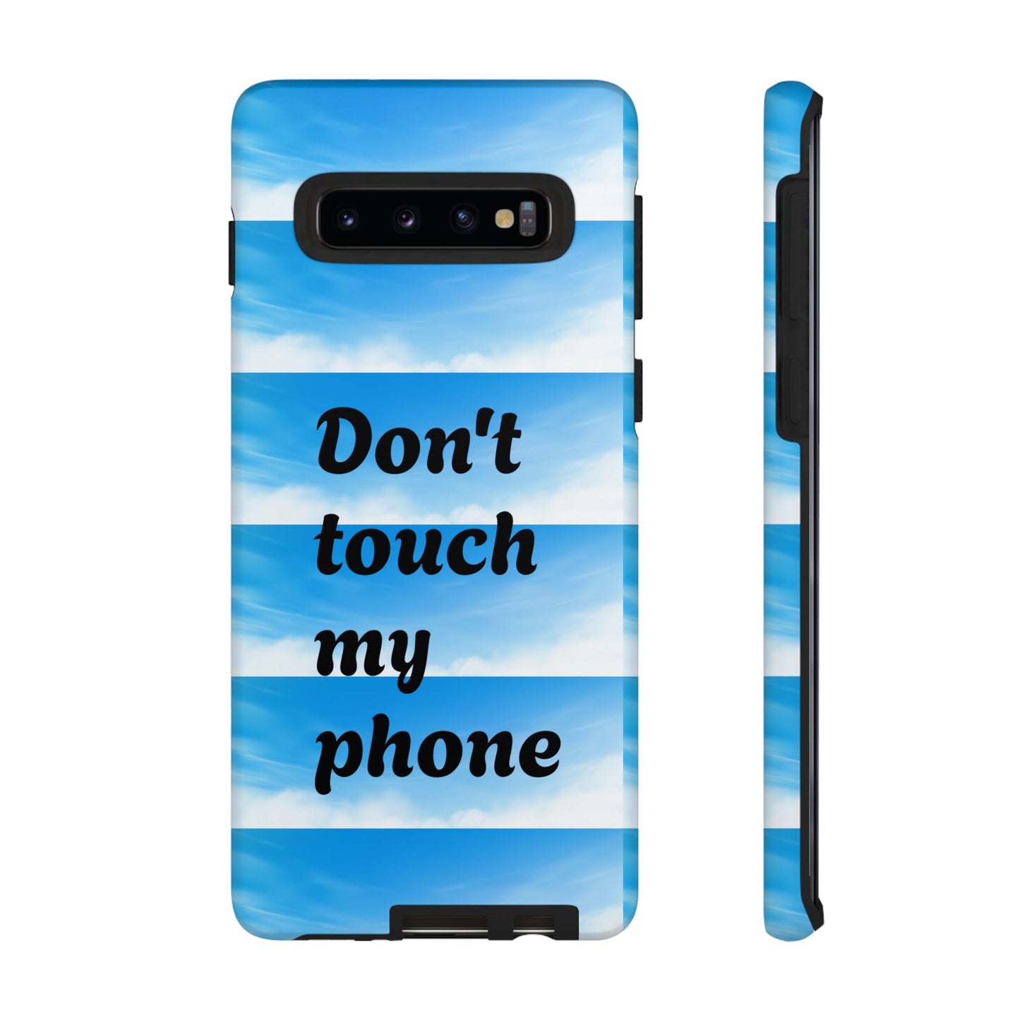 Phone Case, Quirky Phone Cover, Don't Touch My Phone Case, Gift for Teens, Trendy Accessory, Unique Phone Protection