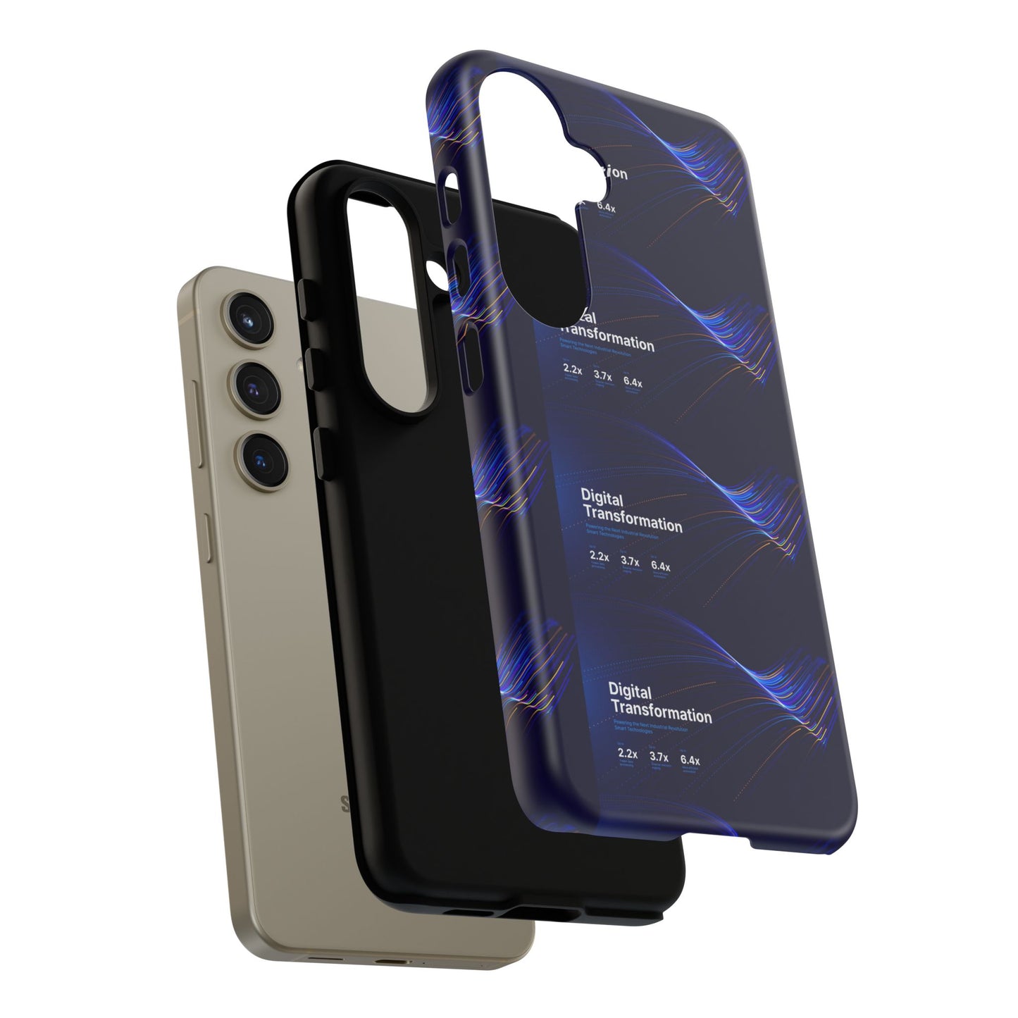 Digital Transformation Phone Case, Tough Cases for Modern Tech, Gifts for Digital Nomads, Unique Designs for Gadget Lovers, Custom [...]