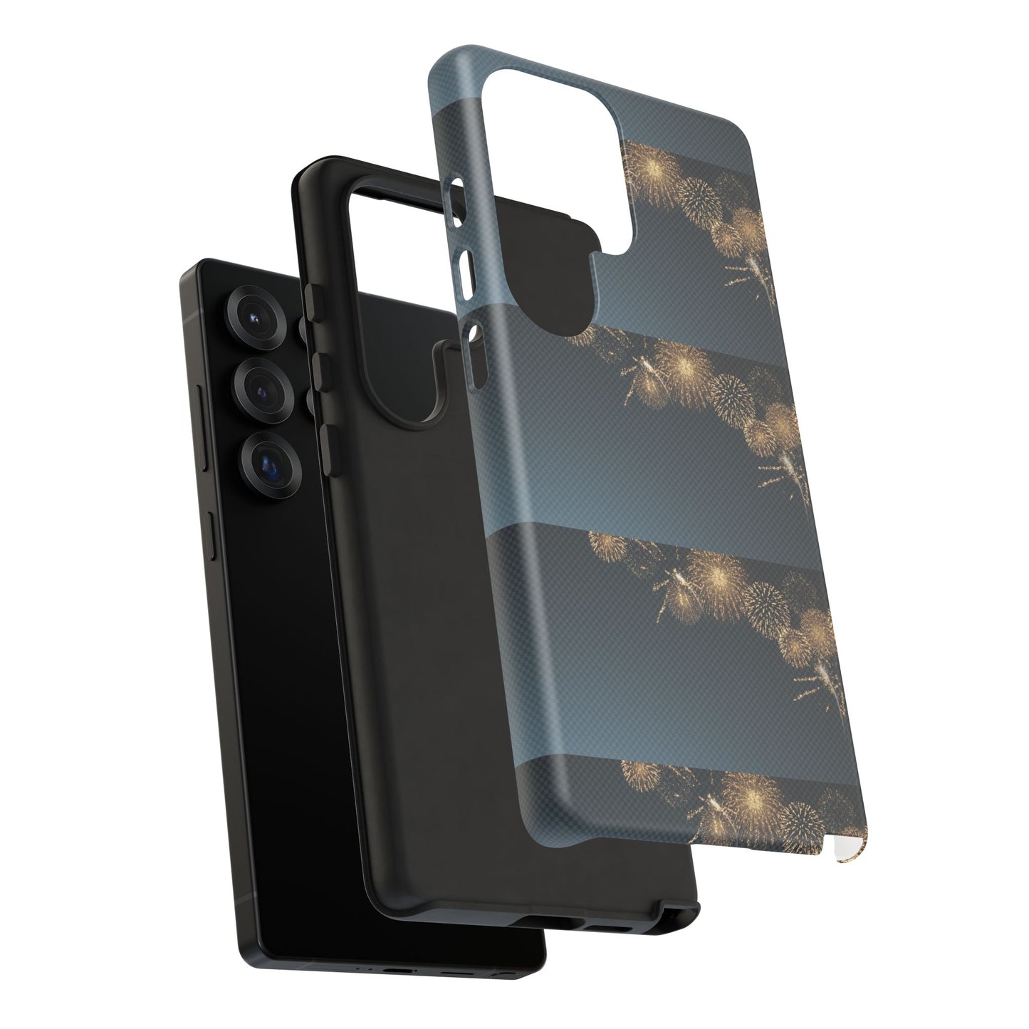 Elegant Fireworks Phone Case, Tough Phone Cover, Holiday Gift, Customizable Case, Premium Protection, Unique Design