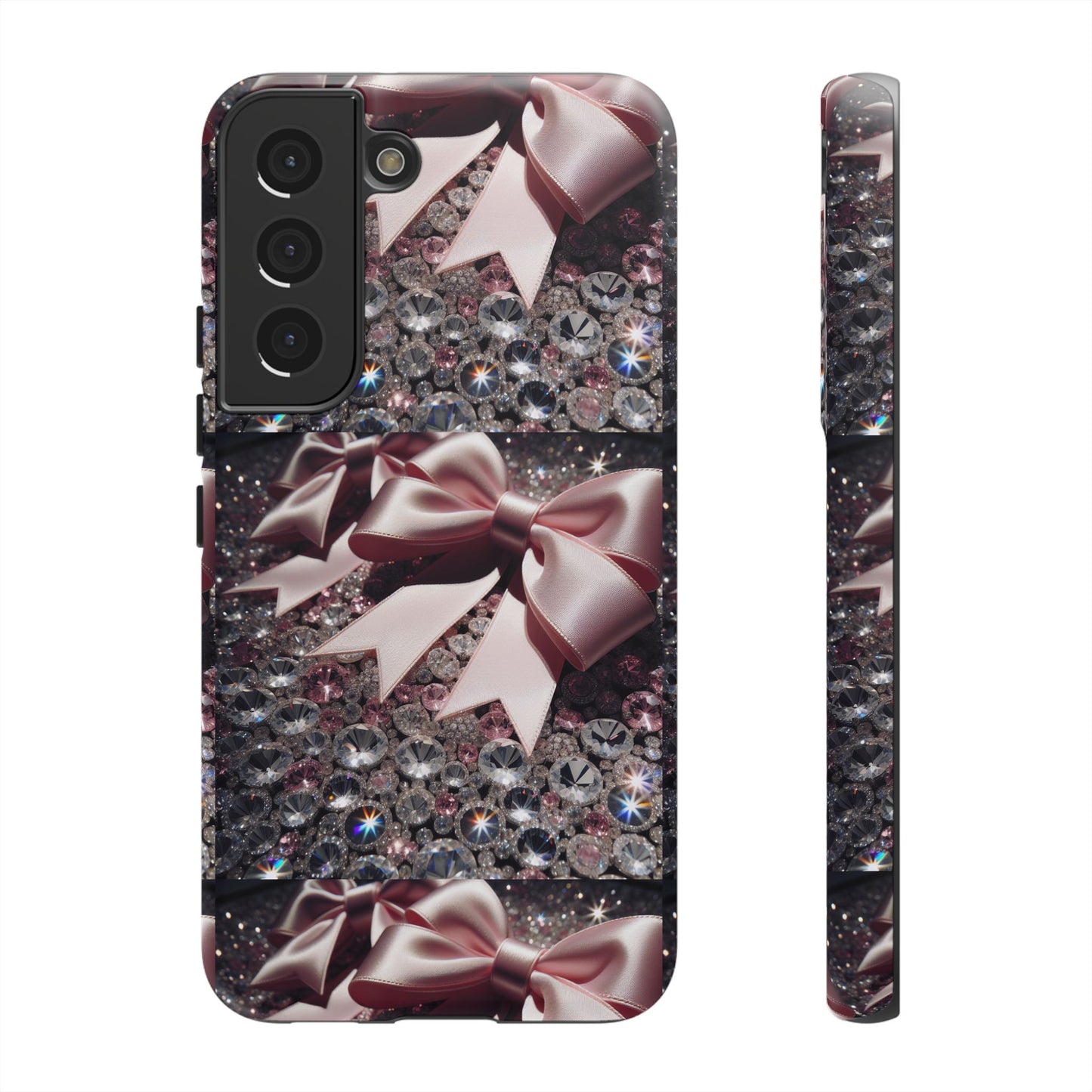Sparkling Glam Phone Case, Tough Cases, Gift for Her, Stylish Cell Phone Accessories, Blinged Out Designs, Holiday Gifts