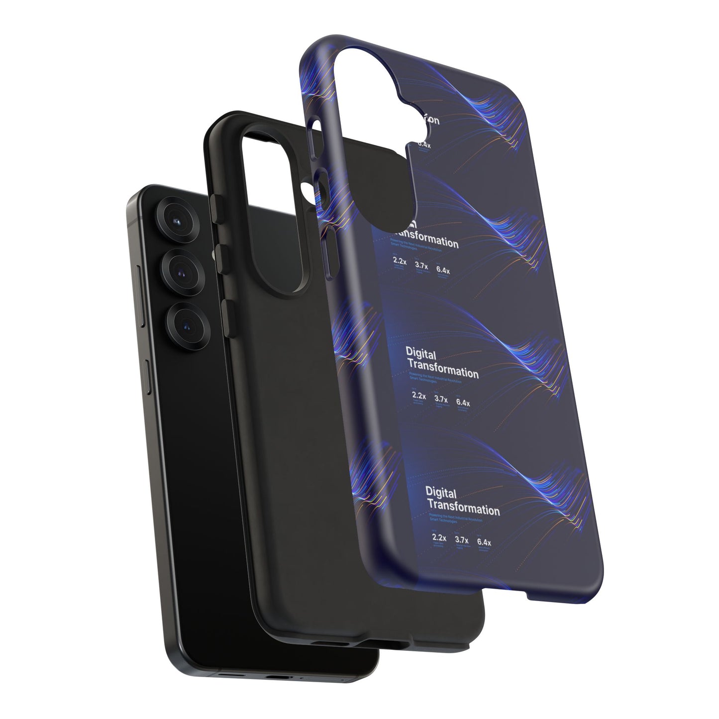 Digital Transformation Phone Case, Tough Cases for Modern Tech, Gifts for Digital Nomads, Unique Designs for Gadget Lovers, Custom [...]