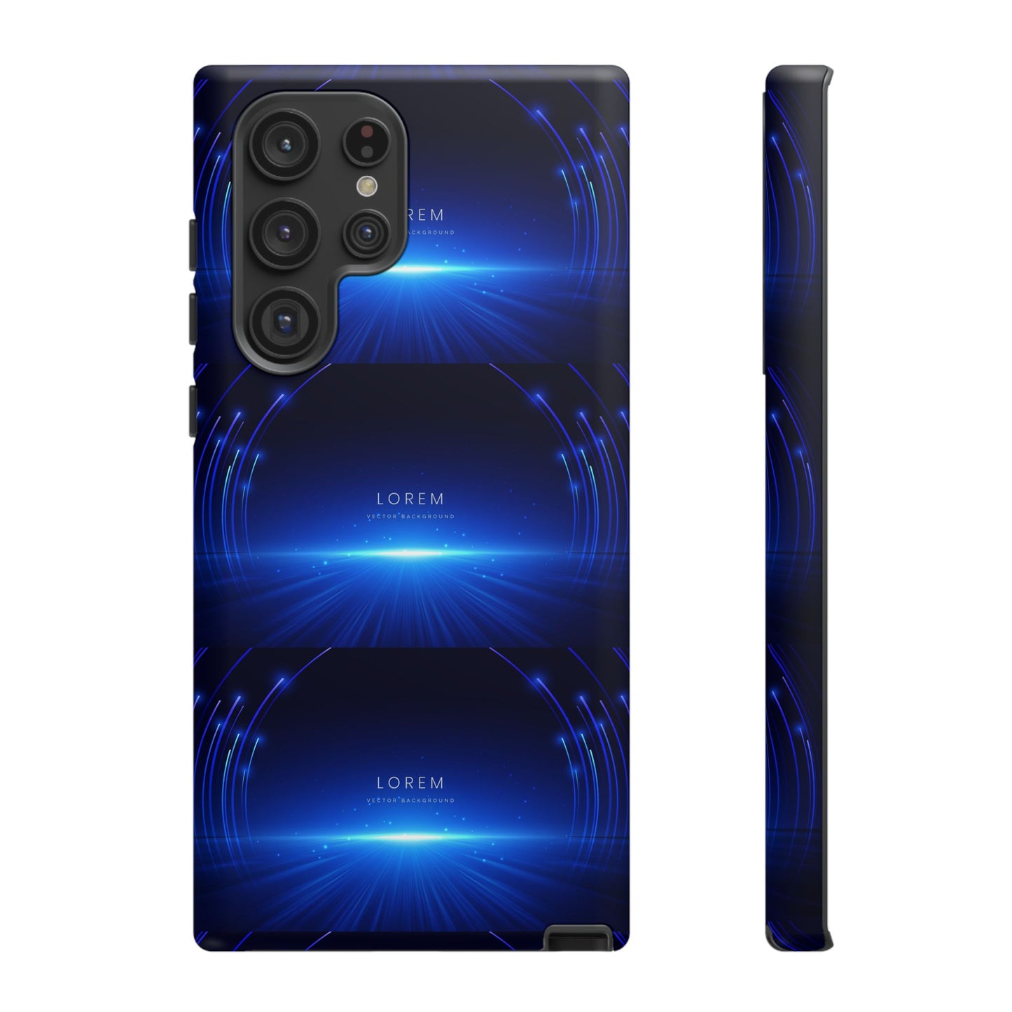 Tough Cases: Blue Lightwave Phone Case, Stylish Mobile Cover, Durable Protective Case, Gift for Tech Lovers, Trendy Gadget Accessory