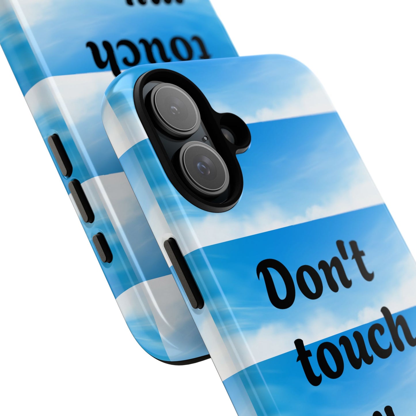 Phone Case, Quirky Phone Cover, Don't Touch My Phone Case, Gift for Teens, Trendy Accessory, Unique Phone Protection
