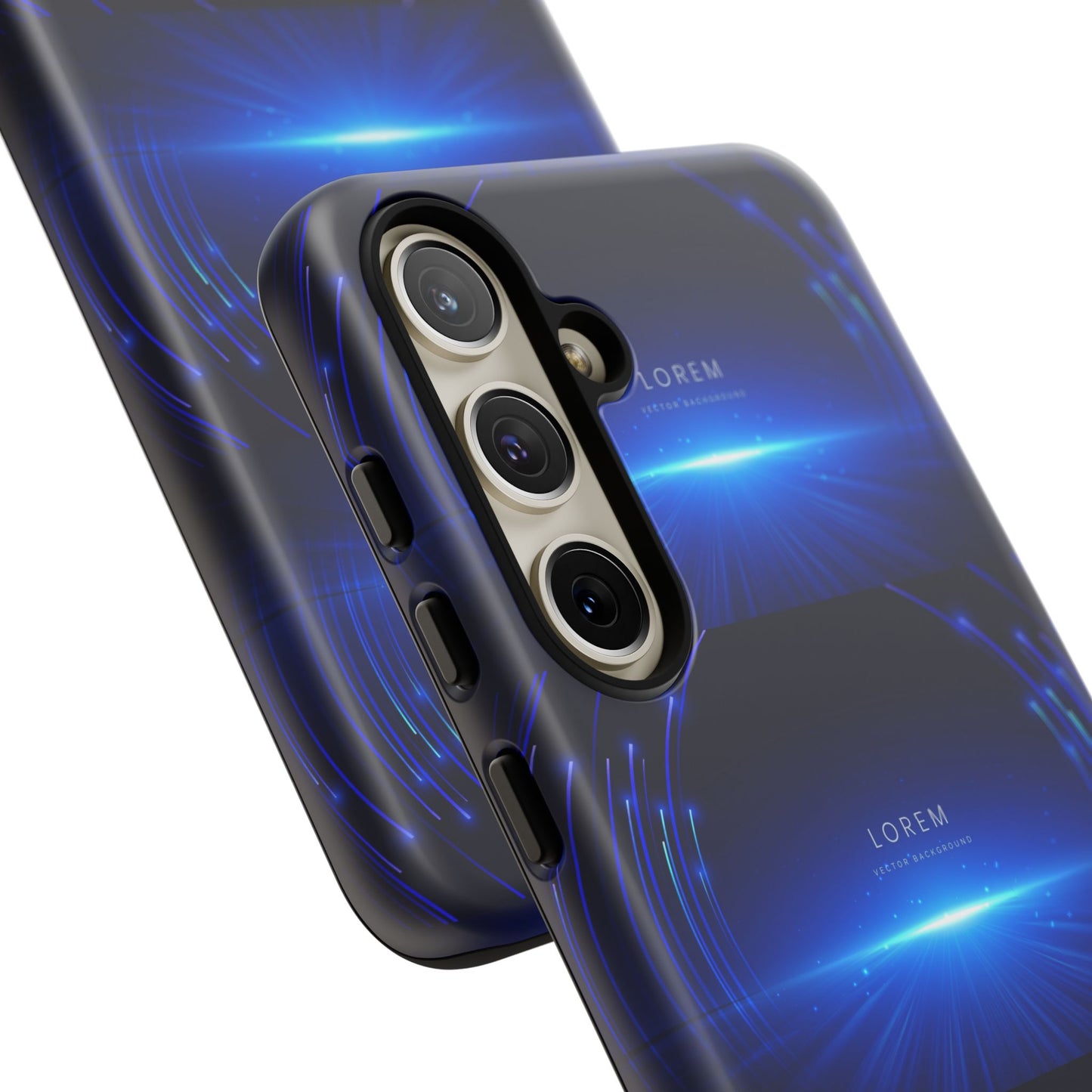 Tough Cases: Blue Lightwave Phone Case, Stylish Mobile Cover, Durable Protective Case, Gift for Tech Lovers, Trendy Gadget Accessory