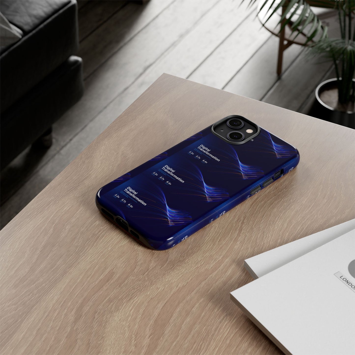 Digital Transformation Phone Case, Tough Cases for Modern Tech, Gifts for Digital Nomads, Unique Designs for Gadget Lovers, Custom [...]