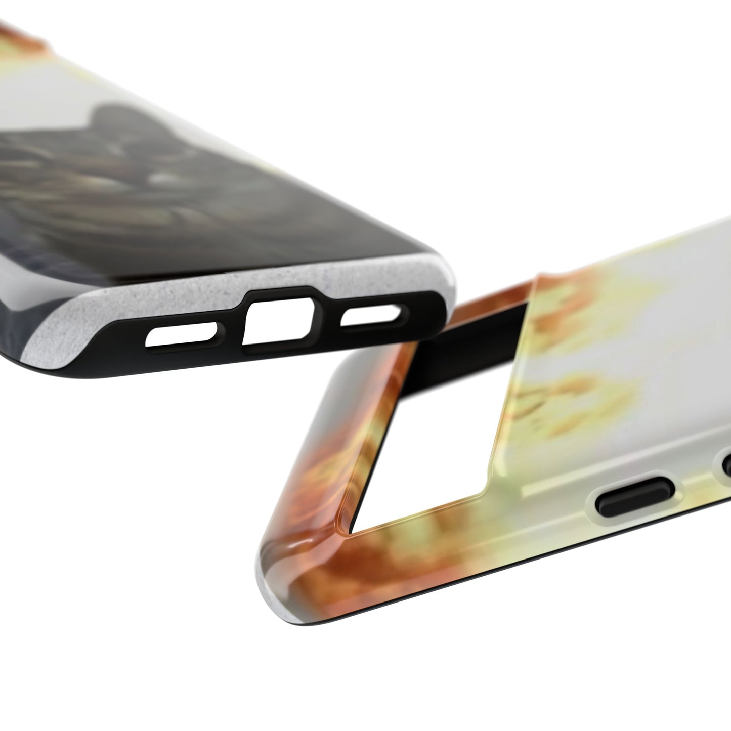 Cat-Themed Phone Case with Explosive Background, Tough Cases for Pet Lovers, Unique Gift for Cat Owners, Funny Animal Accessories, [...]