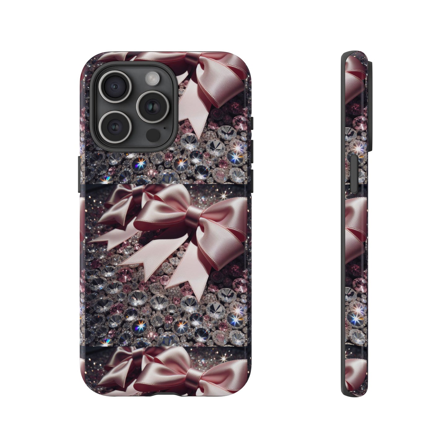 Sparkling Glam Phone Case, Tough Cases, Gift for Her, Stylish Cell Phone Accessories, Blinged Out Designs, Holiday Gifts