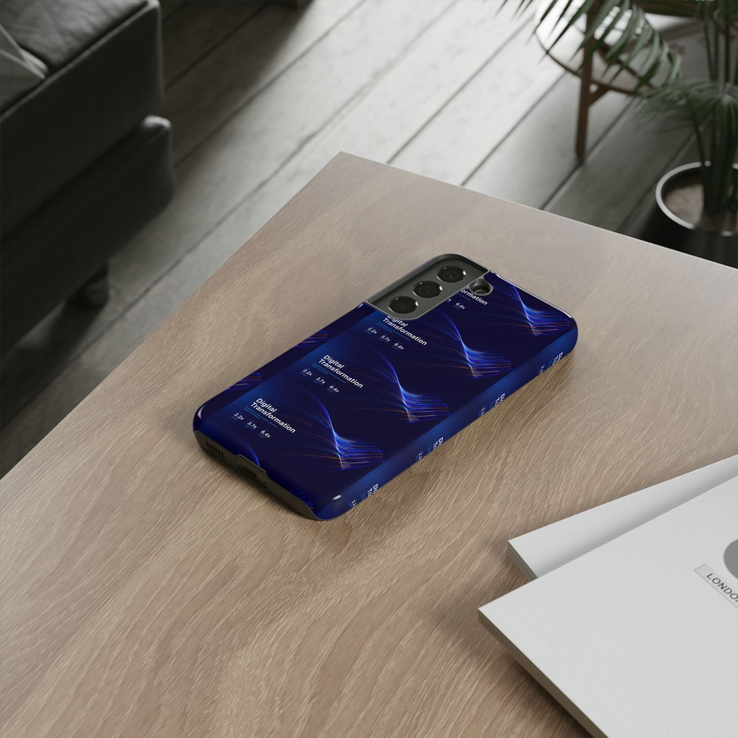 Digital Transformation Phone Case, Tough Cases for Modern Tech, Gifts for Digital Nomads, Unique Designs for Gadget Lovers, Custom [...]
