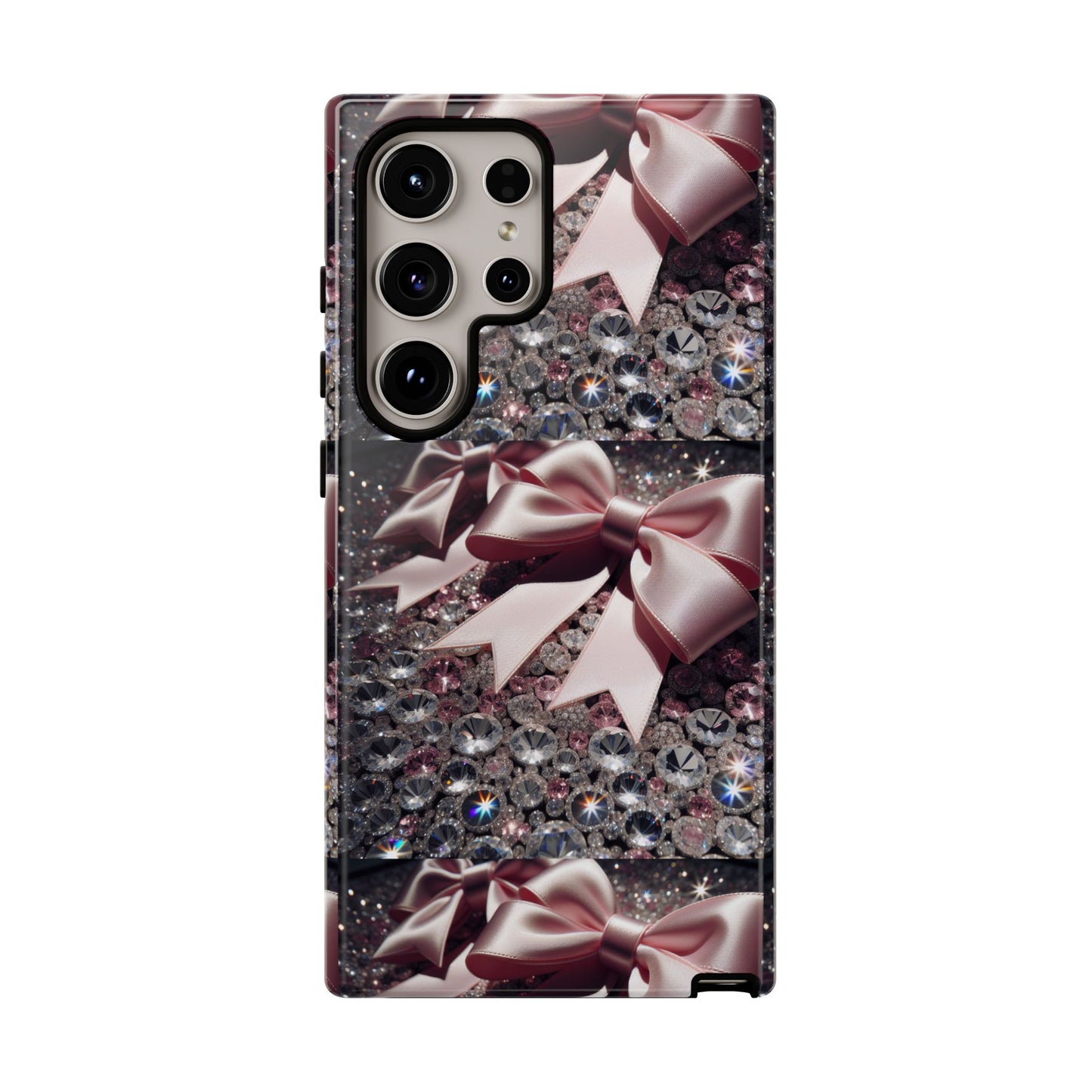 Sparkling Glam Phone Case, Tough Cases, Gift for Her, Stylish Cell Phone Accessories, Blinged Out Designs, Holiday Gifts