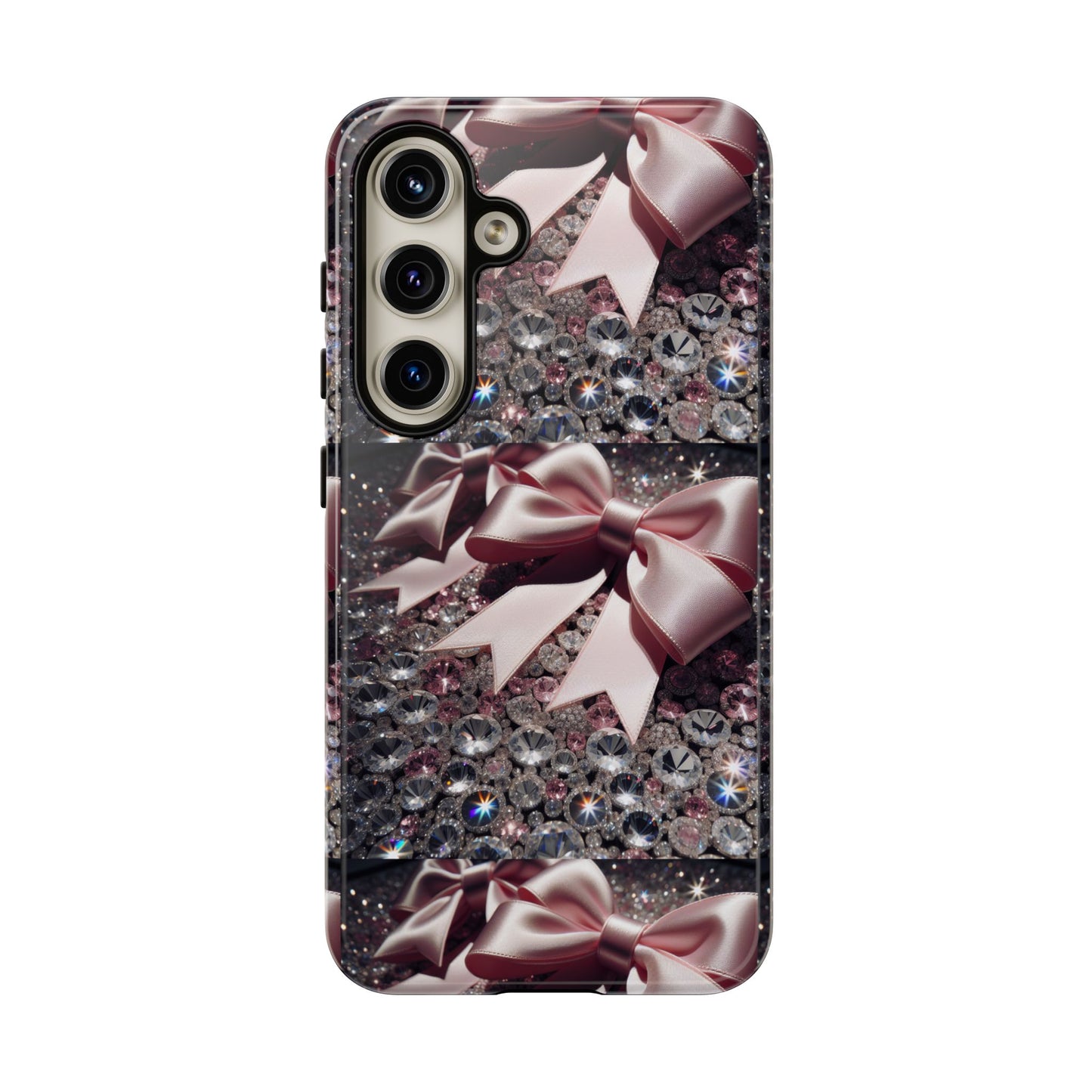 Sparkling Glam Phone Case, Tough Cases, Gift for Her, Stylish Cell Phone Accessories, Blinged Out Designs, Holiday Gifts