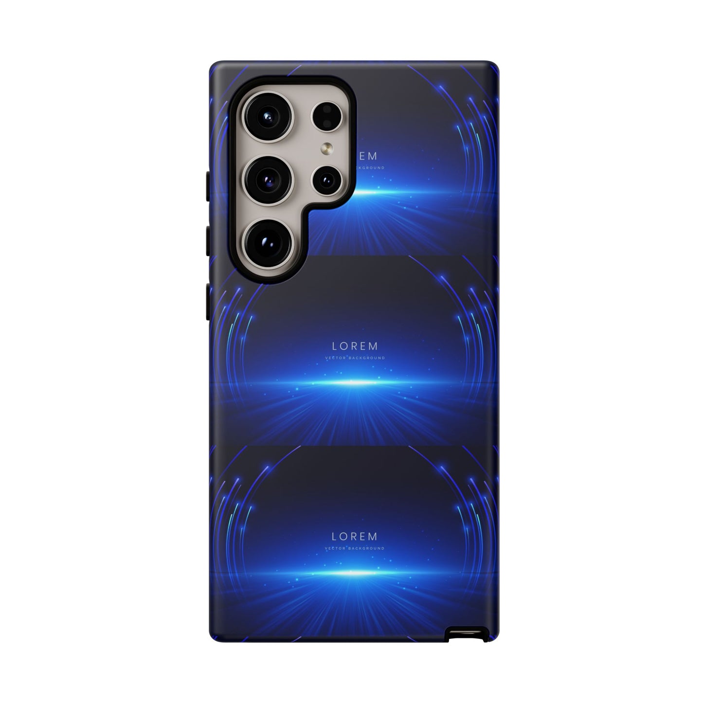 Tough Cases: Blue Lightwave Phone Case, Stylish Mobile Cover, Durable Protective Case, Gift for Tech Lovers, Trendy Gadget Accessory