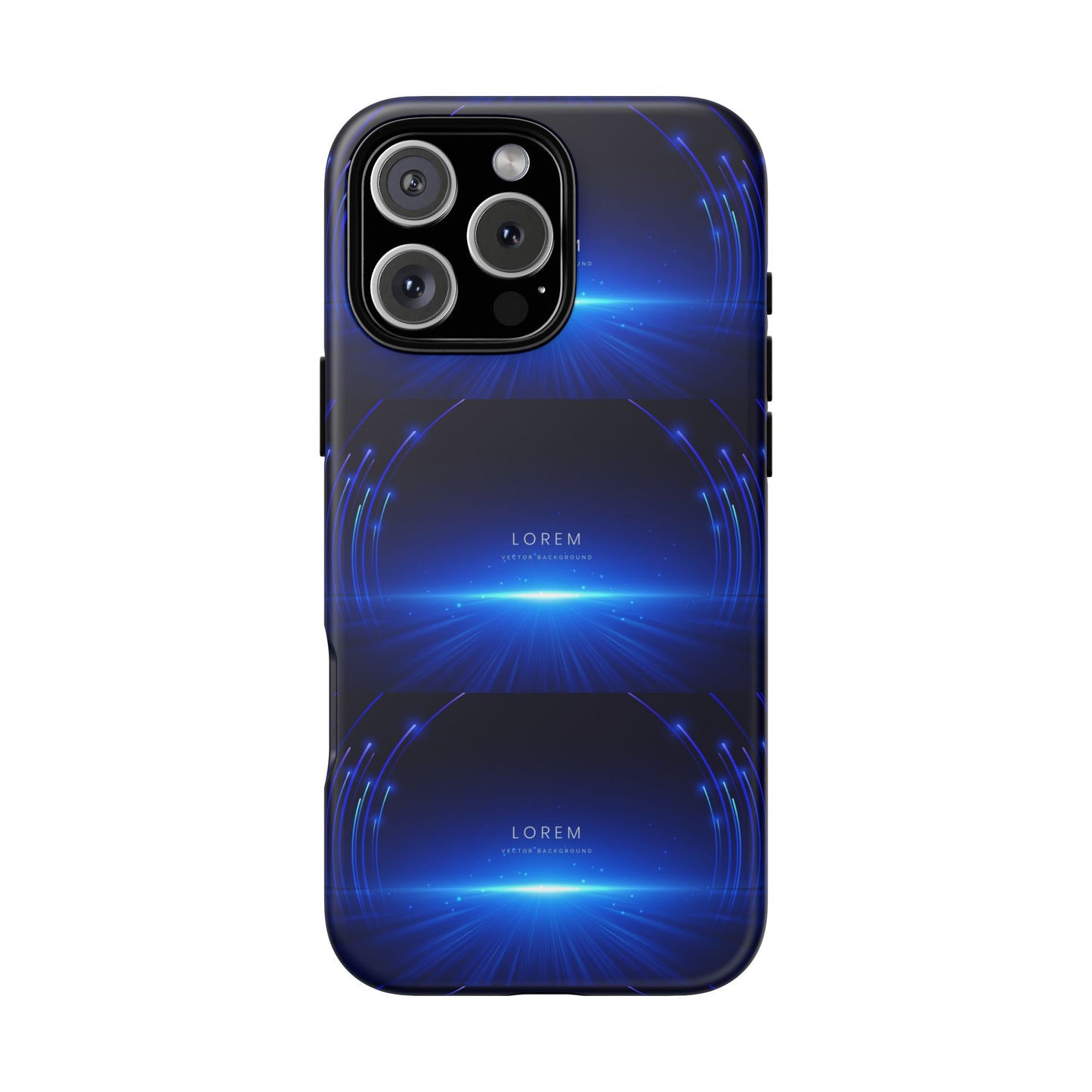 Tough Cases: Blue Lightwave Phone Case, Stylish Mobile Cover, Durable Protective Case, Gift for Tech Lovers, Trendy Gadget Accessory