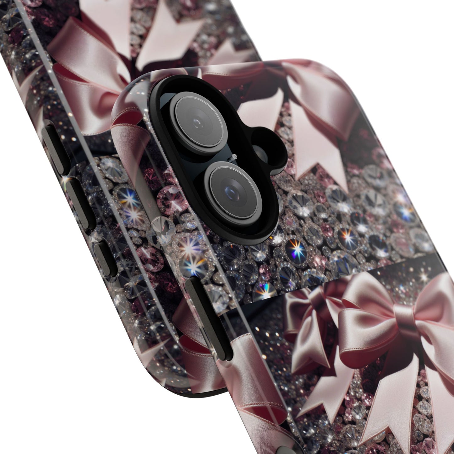 Sparkling Glam Phone Case, Tough Cases, Gift for Her, Stylish Cell Phone Accessories, Blinged Out Designs, Holiday Gifts